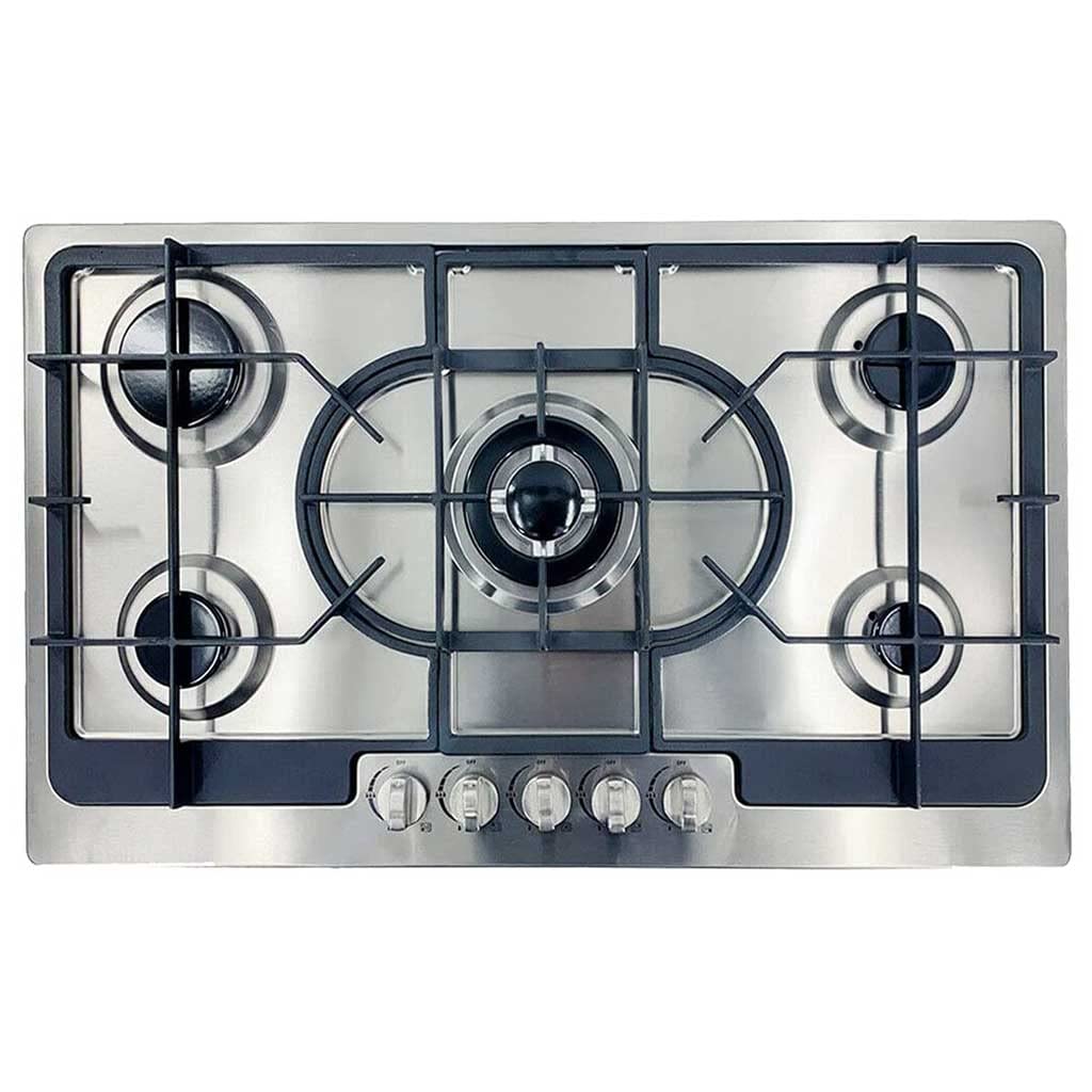 Buy NAOKEY 35 Inch Cooktop Stainless Steel Stove 5 Burner Stovetop,NG