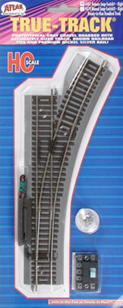 True-Track Snap Remote Switch Right HO Scale Trains