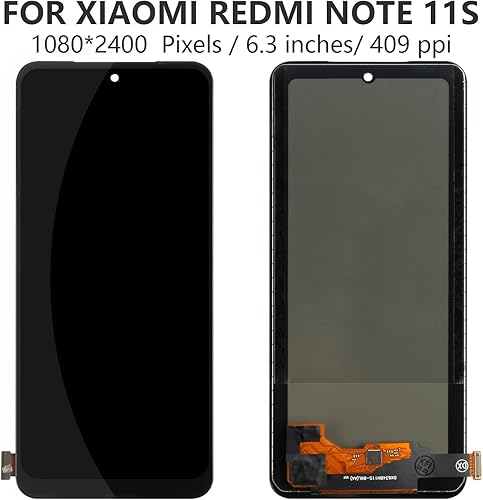 Miniatura 2 de Para Xiaomi Redmi Note 11S Reemplazo de pantalla, pantalla LCD para Poco M4 Pro 2201117SG, 2201117SI, 2201117SY, 2201117SL 6.43 "Pantalla LCD táctil