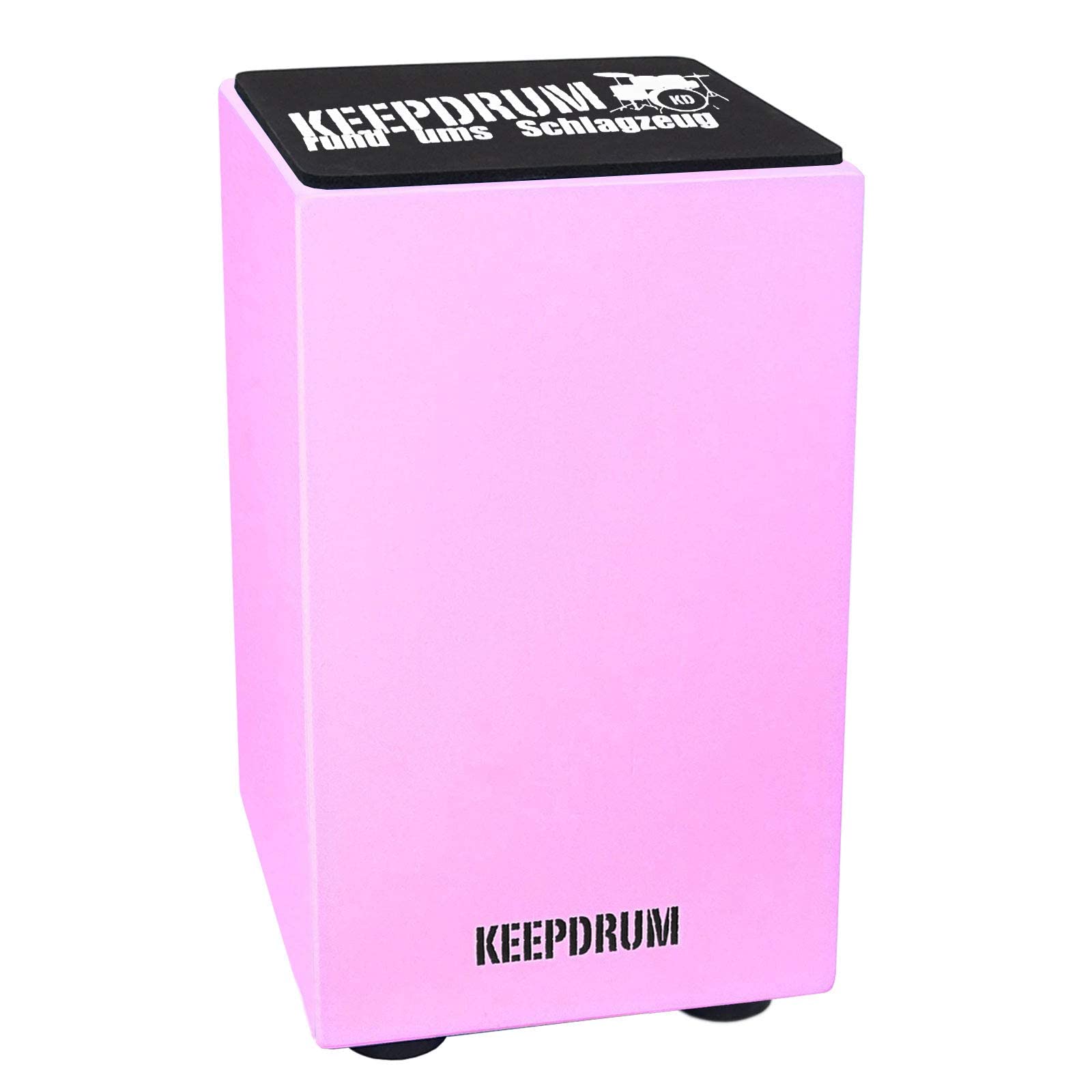 keepdrum DC1M PK Junior Cajon für Kinder Pink Rosa + Sitz-Pad