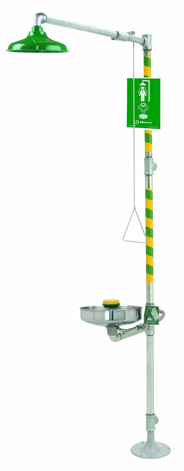 Haws 8309WC BarrierFree Combination Shower and Eye/Face Wash Science