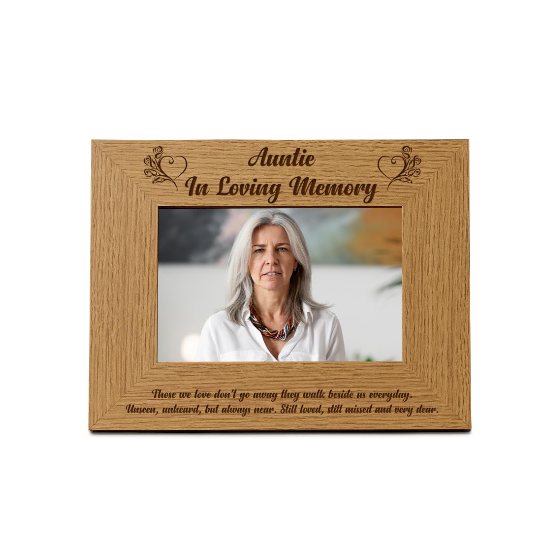 Auntie Memorial Remembrance Photo Frame (4 x 6 Inch)