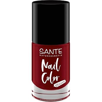 SANTE Naturkosmetik Redy or Not Nail Polish 8 ml Vegan 15-Free Quick-Drying Long-Lasting Glossy Finish Natural Ingredients