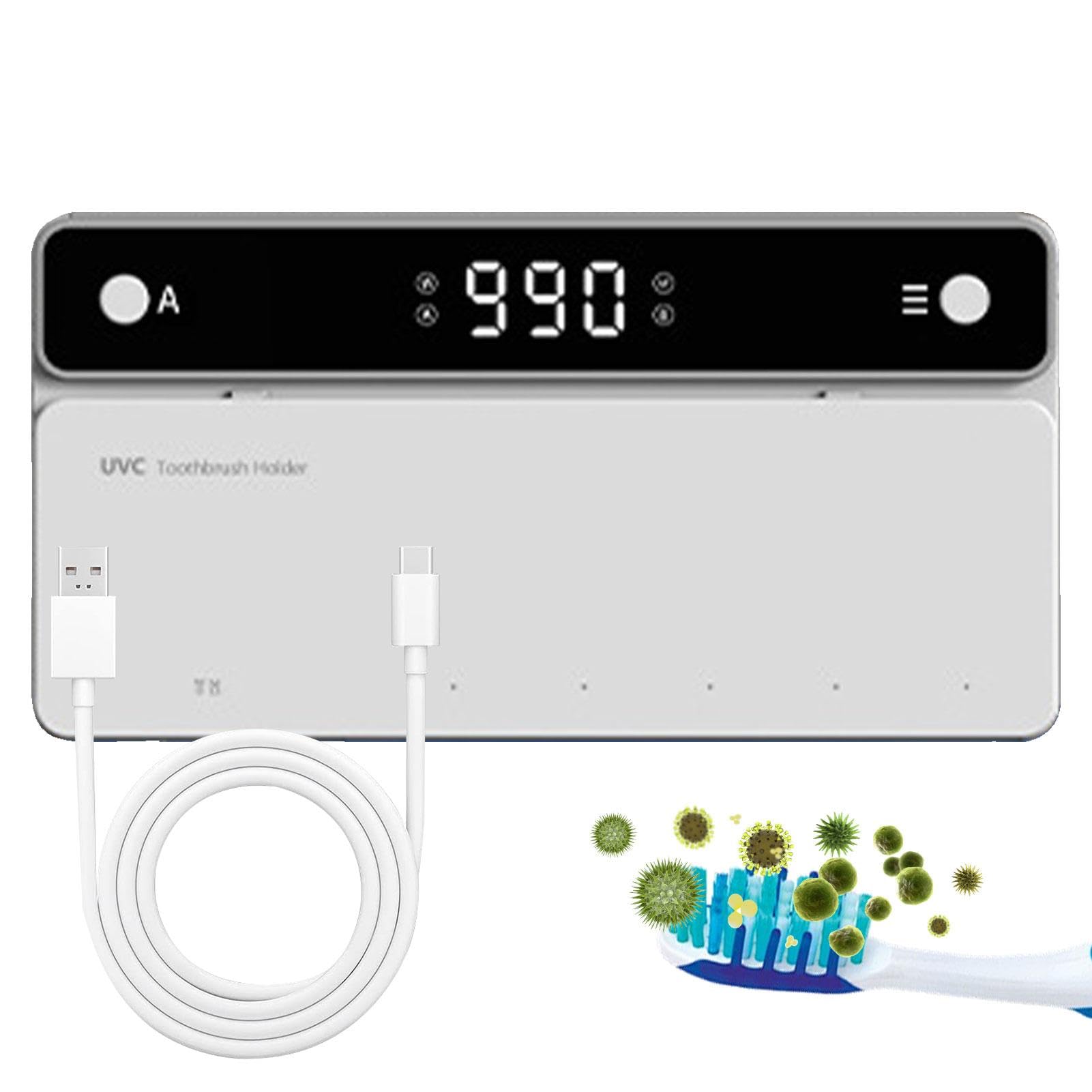 Support de brossage des dents UV pour organiser et assainir la salle de bain