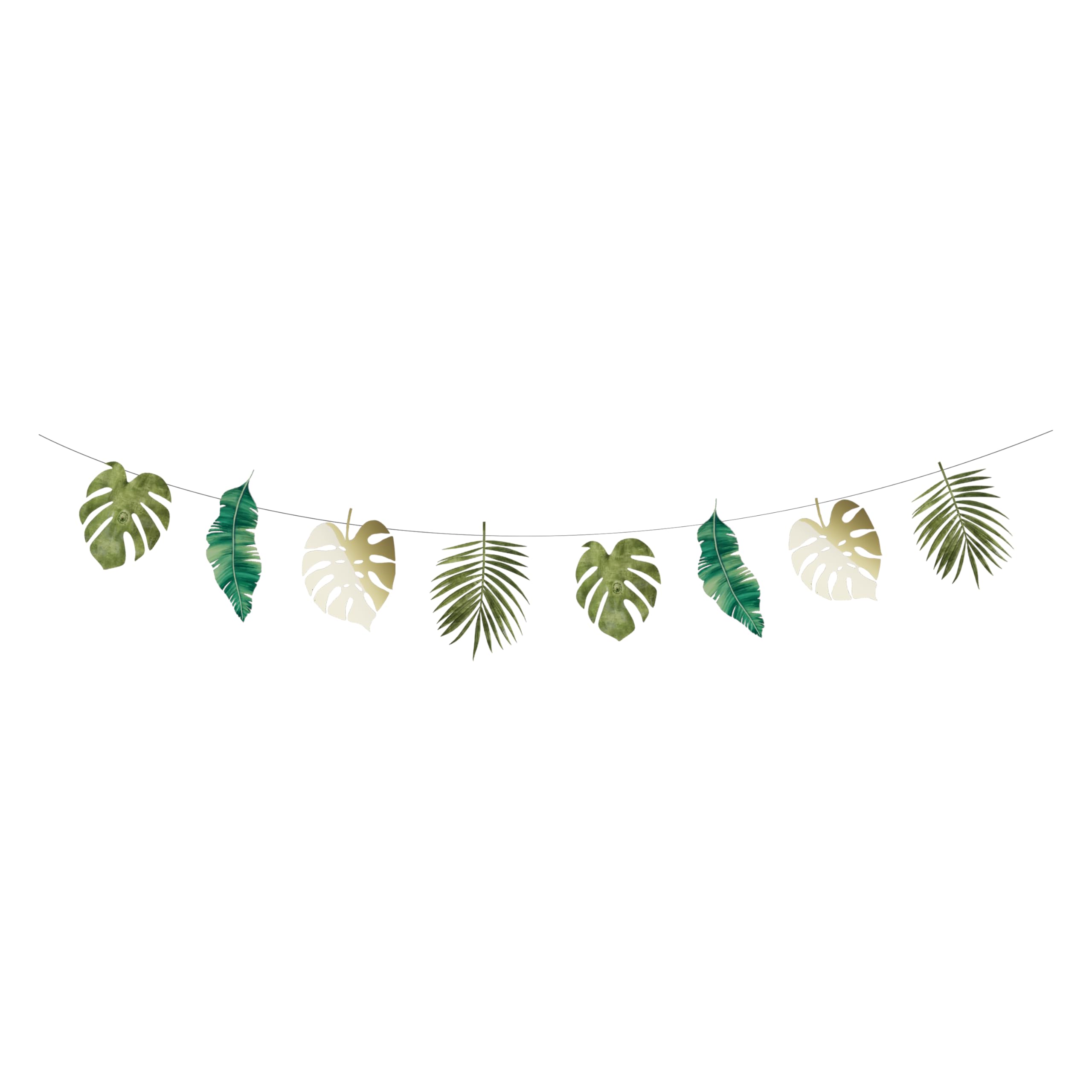 P'tit Clown re22616 Tropical Leaves Garland