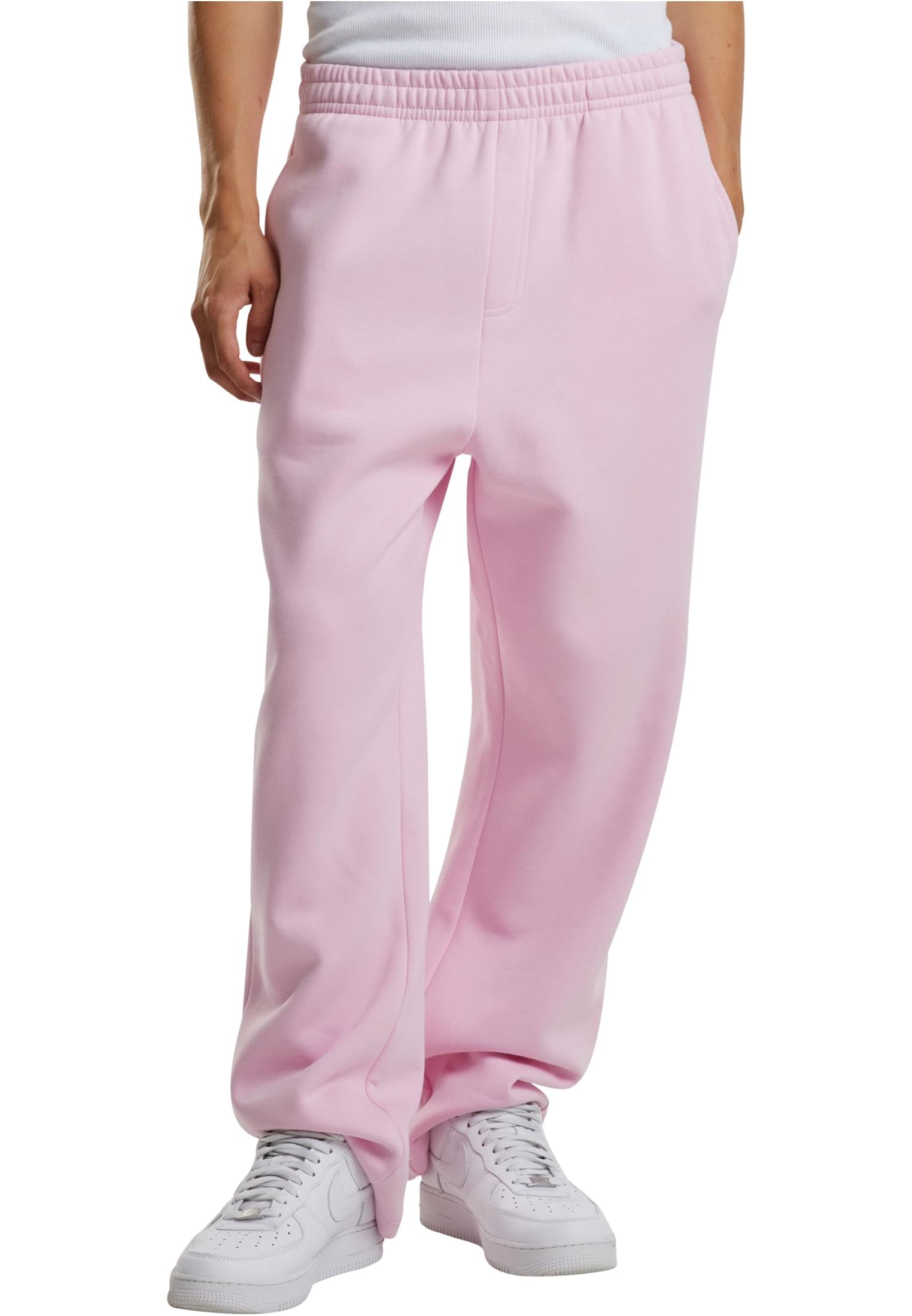 Build your Brand Men's Track Pants, Soft Pink, S