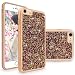 iPhone 6 / 6S Case, Cellularvilla [Slim Fit] Luxury Bling Jewel Rock Crystal Rhinestone Diamond Case [Shockproof] Dual Layer Protective Cover for Apple iPhone 6 / iphone 6S 4.7 inch (Hot Pink Gold)