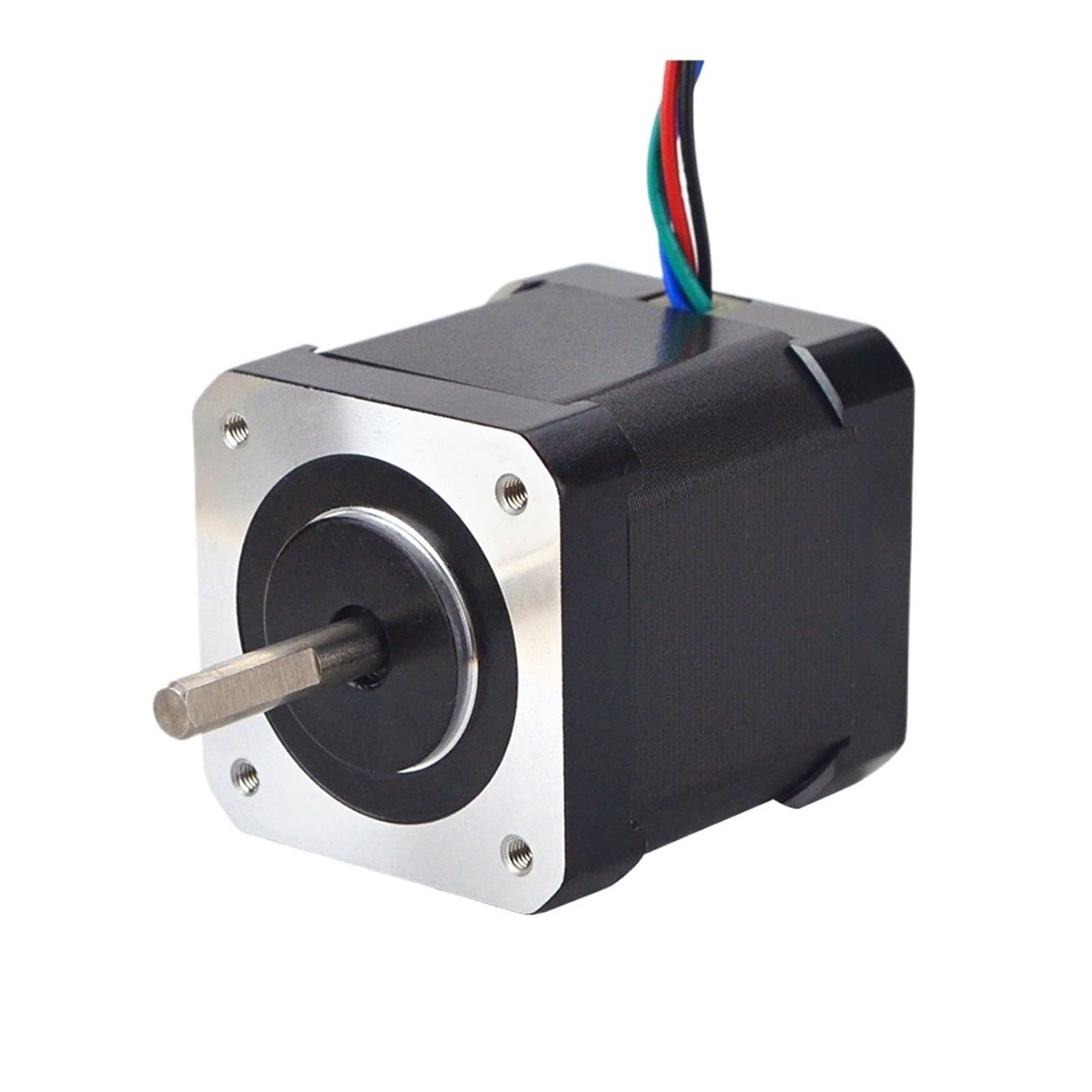 Motore passo-passo riduzione della coppia elevata Motore passo-passo Nema 17 da 0,9 gradi 42x48mm 46Ncm 65oz.in Motore 42 a 4 conduttori per stampante 3D fai da te Robot CNC 17HM19-2004S