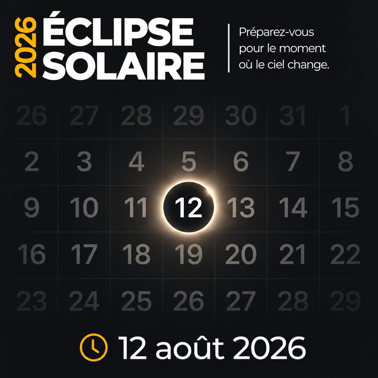 Lunettes Eclipse Solaire 2026 – Lot de 6/50/100 Paires Premium avec 2 Filtres Solaires pour Smartphone, Lunettes Eclipse Solaire ISO 12312-2,CE, Protection des Yeux pour l'Observation du Soleil