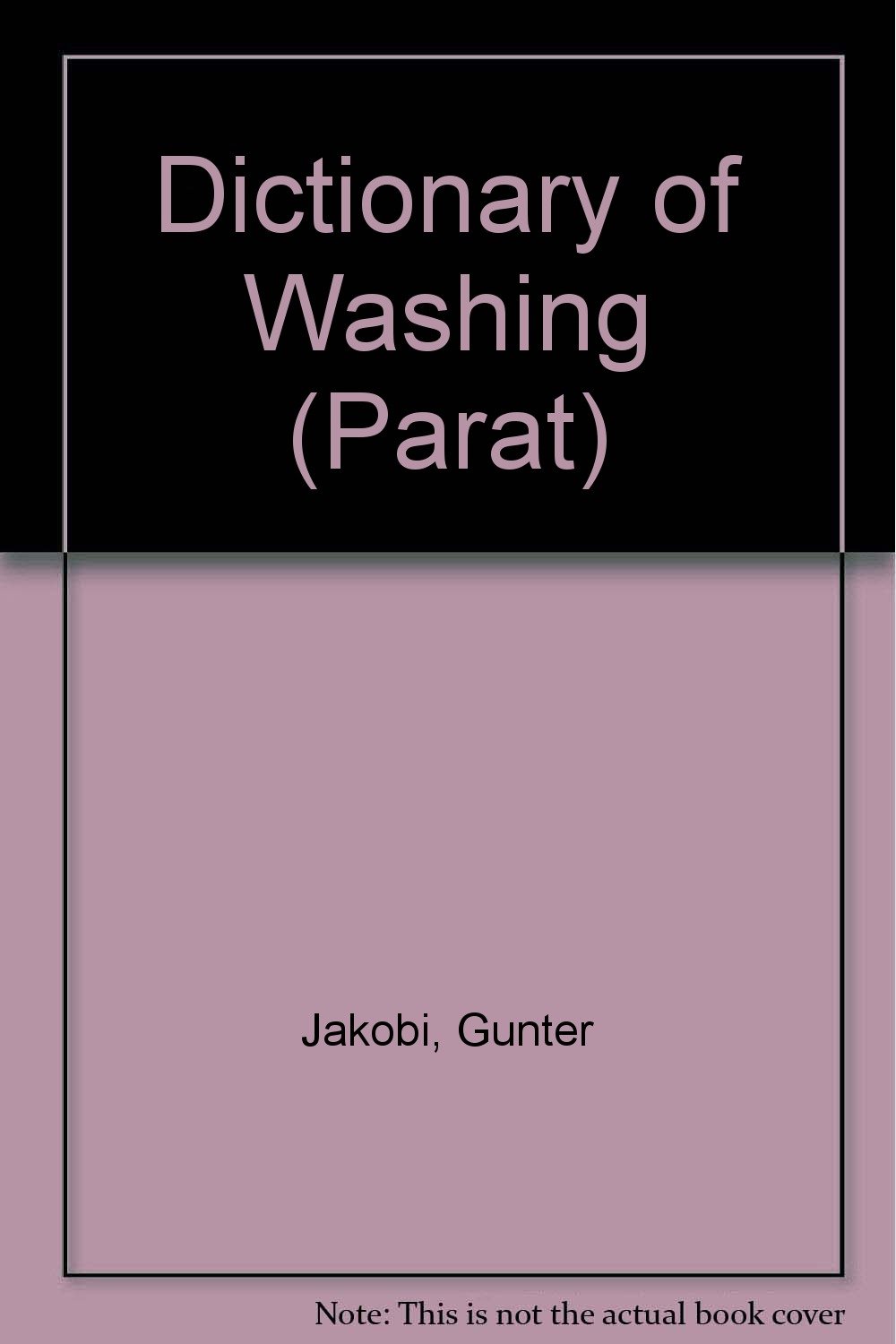 Wörterbuch Waschen: Englisch /Deutsch /Französisch /Italienisch (parat-Wörterbücher)