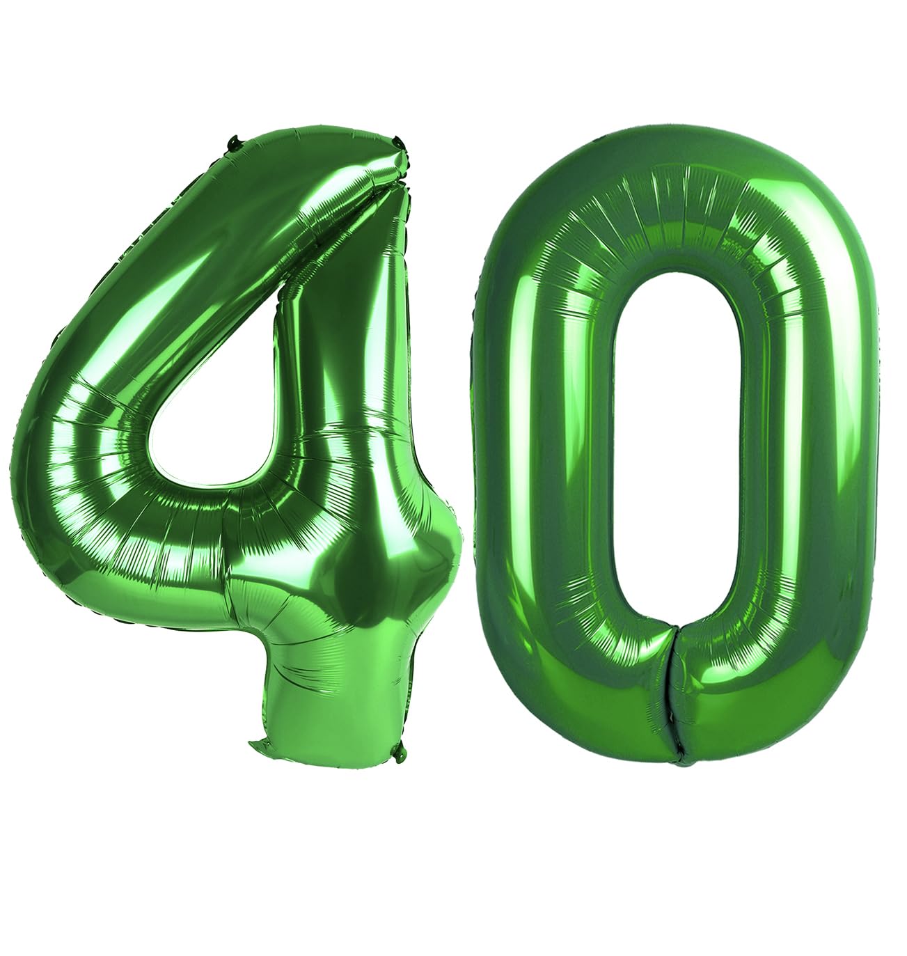 Green Number 40 Balloon 40 Inch, 40th Birthday Party Decorations Men Women