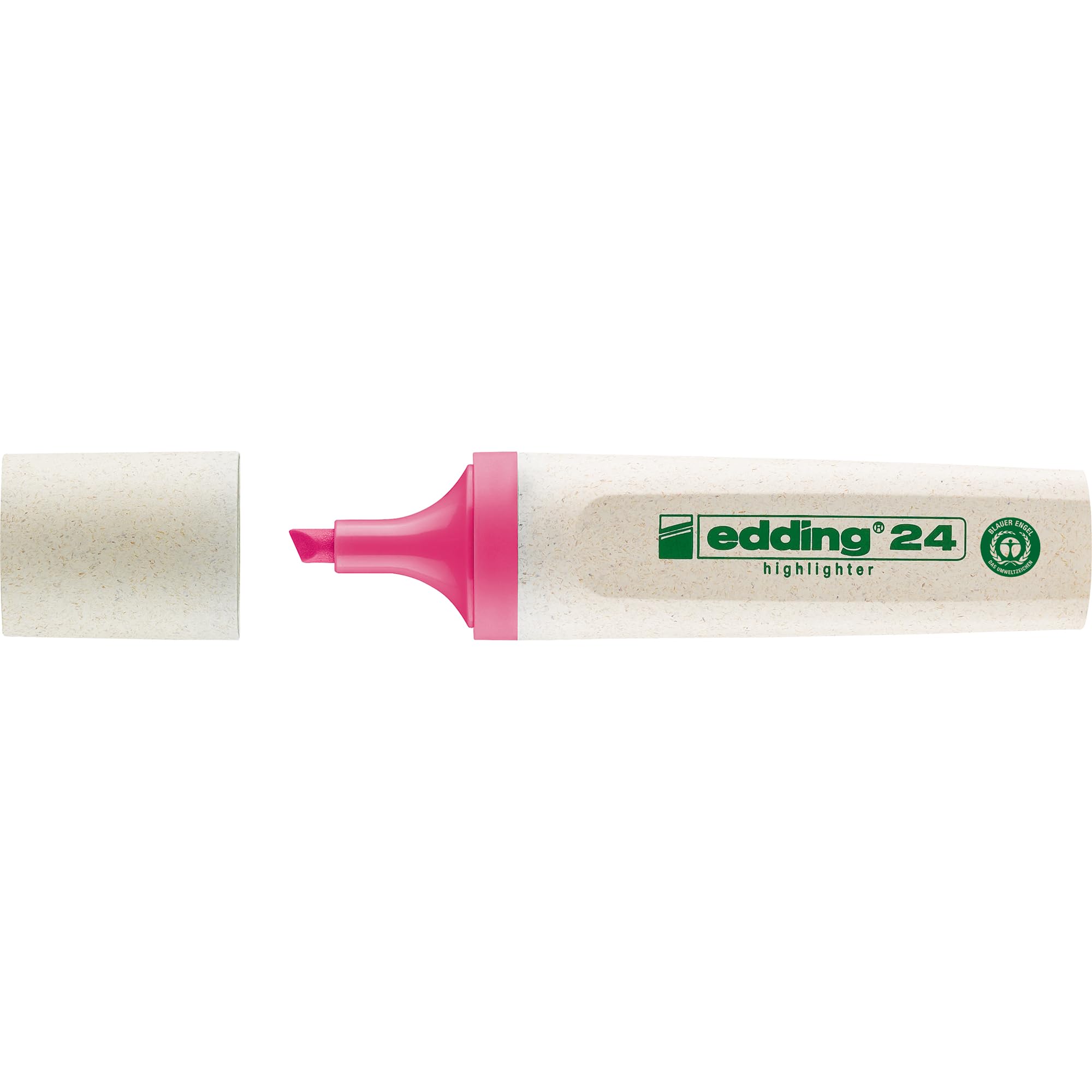 Edding kalemlerine Highlighter 24 EcoLine, doldurulabilir, pembe