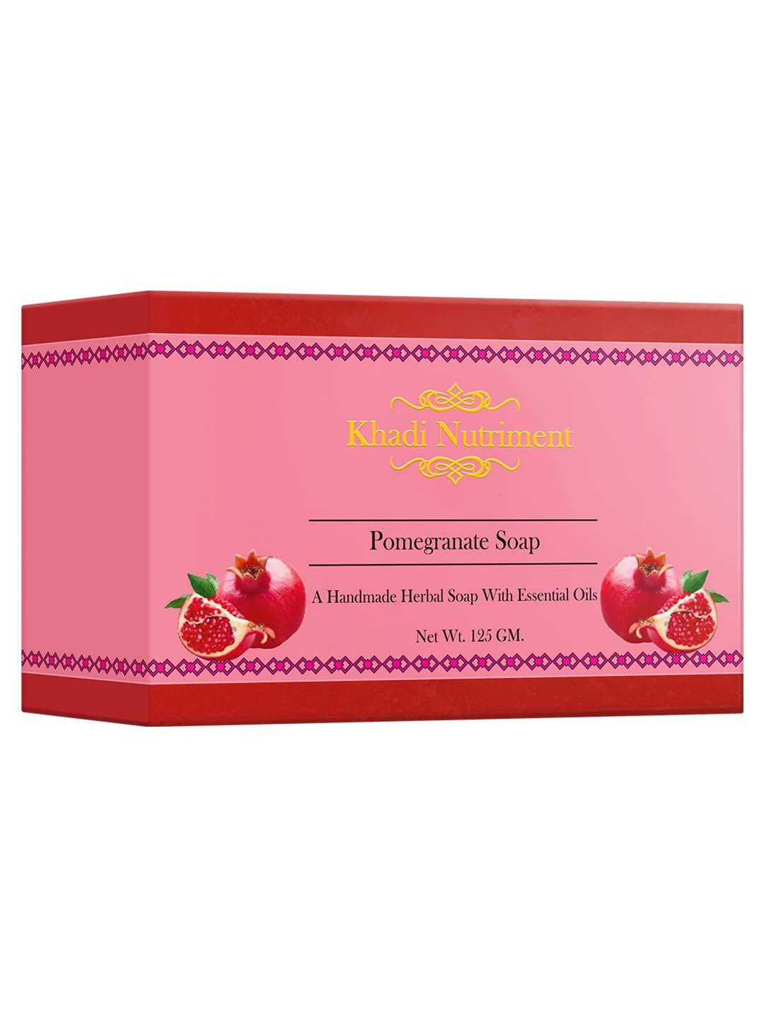 Buy Khadi Nutriment Pomegranates Soap Handmade Herbal Soap with Oil