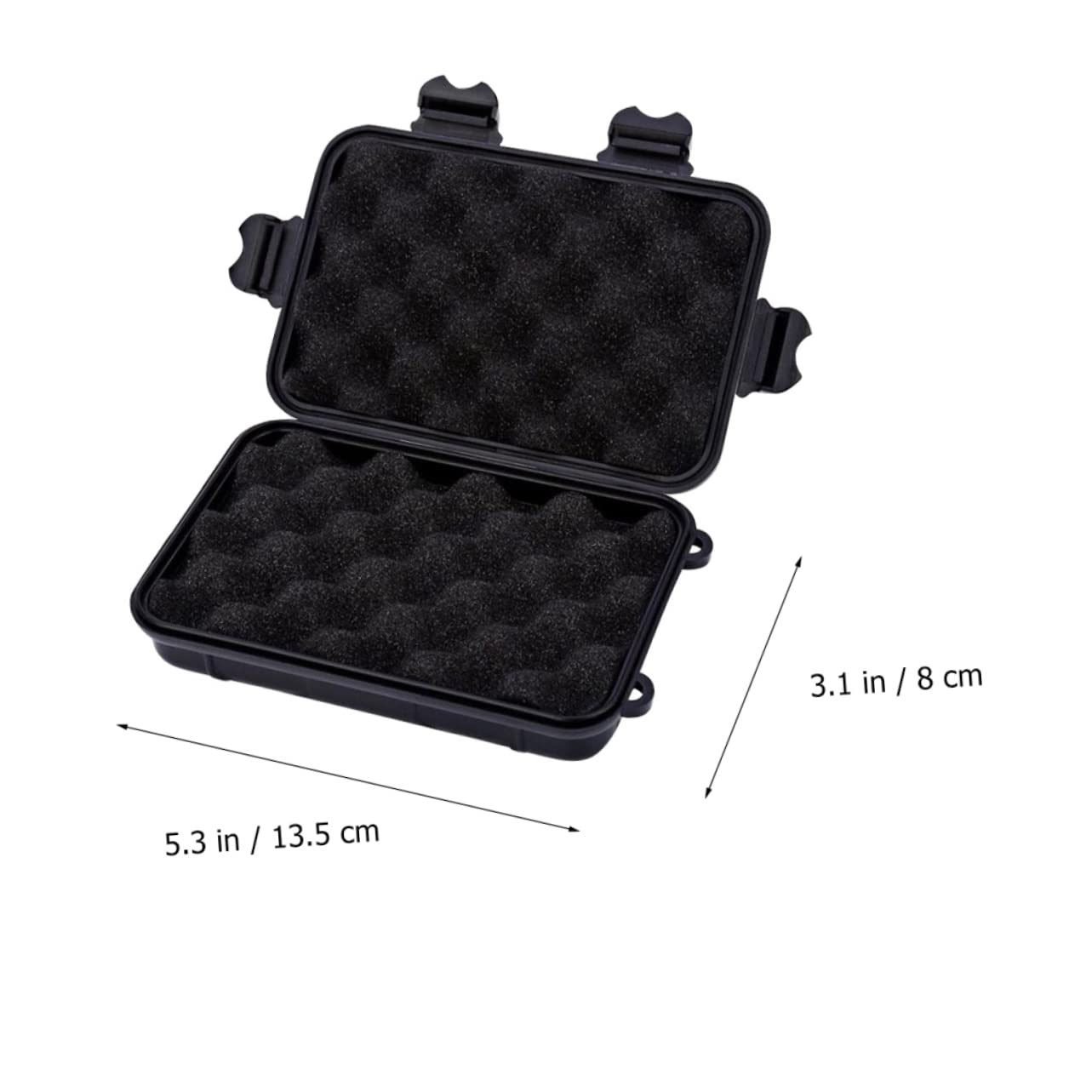 SUPVOX 2sets Small Dry Box Carrying Case Emergency Kit Waterproof Storage Container 2pcs*2 Color