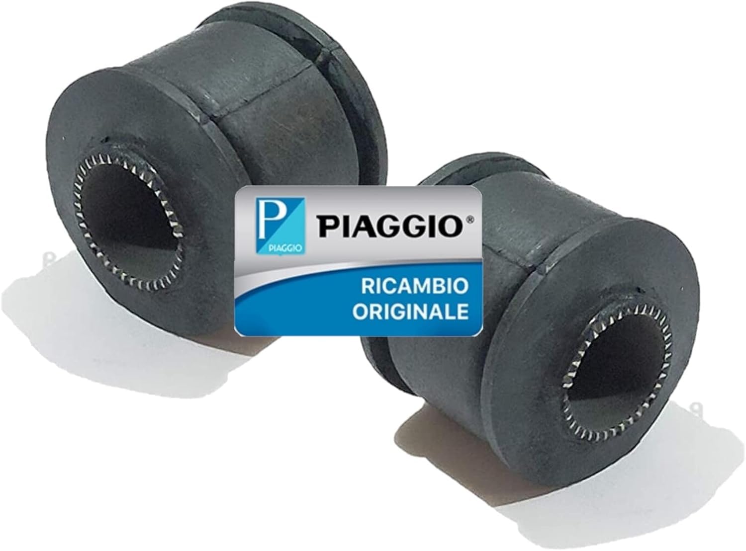 KIT DUE BOCCOLA BOCCOLE BUSSOLA BUSSOLE BIELLA BIELLETTA SCATOLA STERZO PER PIAGGIO PORTER 1300 BENZINA FINO AL 2009 - PORTER 1200 1400 DIESEL - PIAGGIO QUARGO ORIGINALE.
