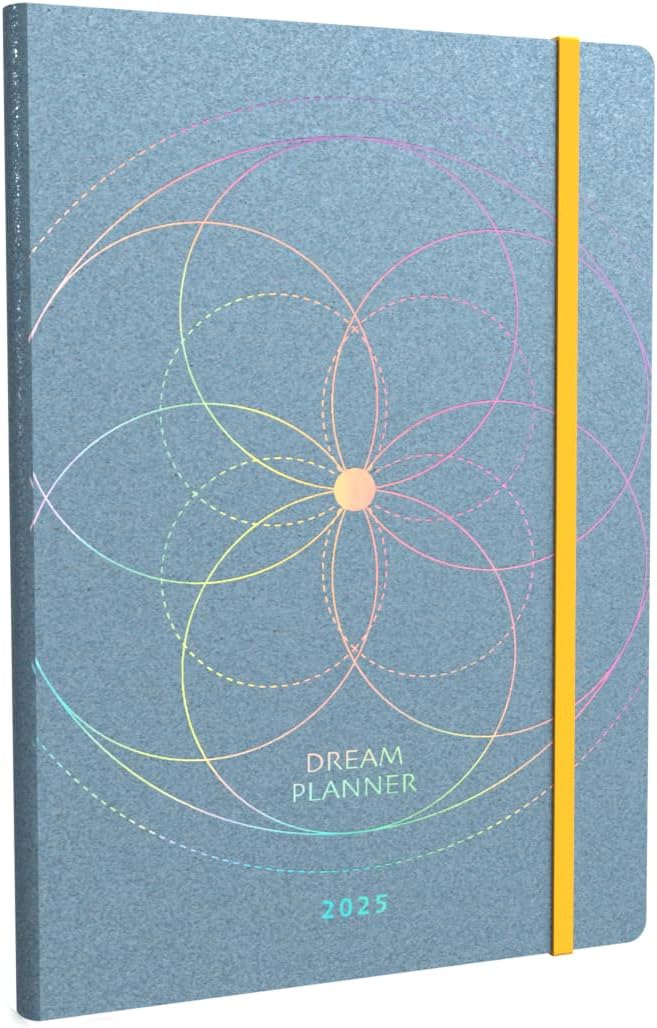 Collins Dream Planner 2025 Diary B5 Week To View And Monthly Diary - Lifestyle Planner And Organiser For Productivity And Goal Setting - January To December - Weekly - Starlight White