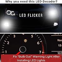 Vista 5 de iJDMTOY 9006 HB4 Bombilla de Tamaño LED CAN-Bus Antiparpadeo Resistencia Cancelador Decodificador (Enchufar y Usar)