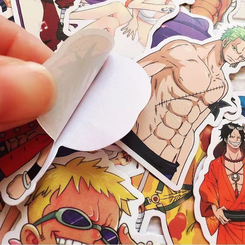 Amazon.co.jp: セット ワンピース ステッカー 海賊王 アニメ