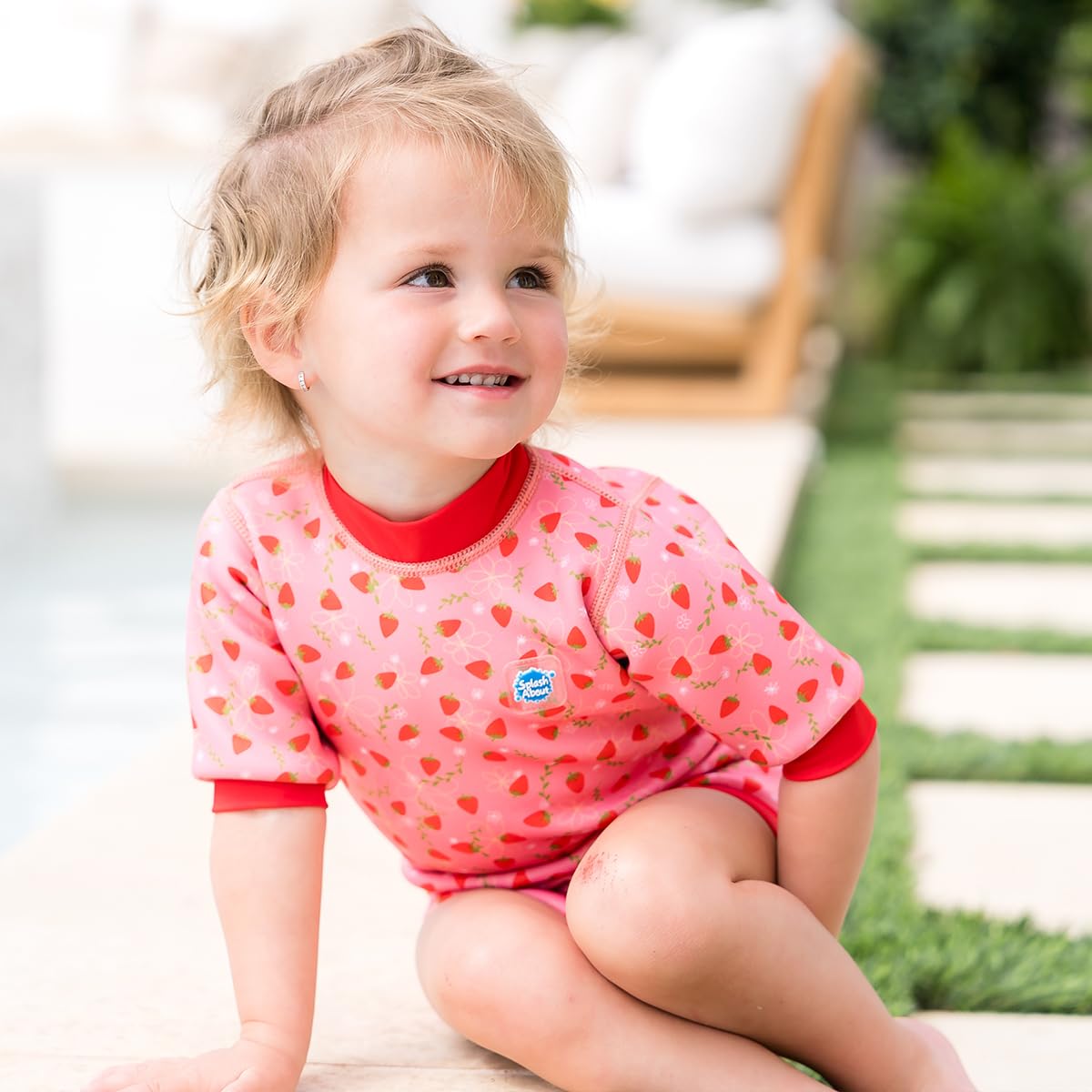 Splash About Happy Nappy Wetsuit, Swimsuit for Babies and Toddlers with Built-in Nappy — view 6