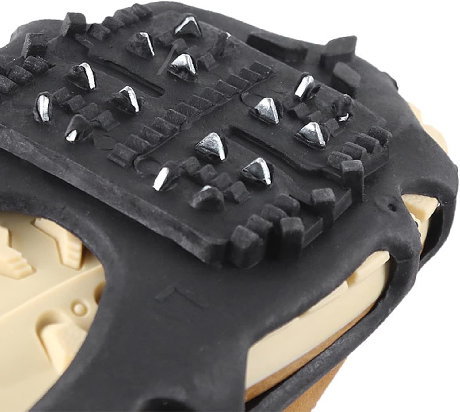 MengK 24Teeth Ice Spikes Claws Crampon Winter Snow Spikes