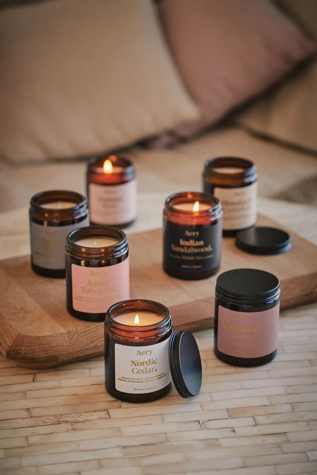 Moroccan Rose Scented Jar Candle - Image 3