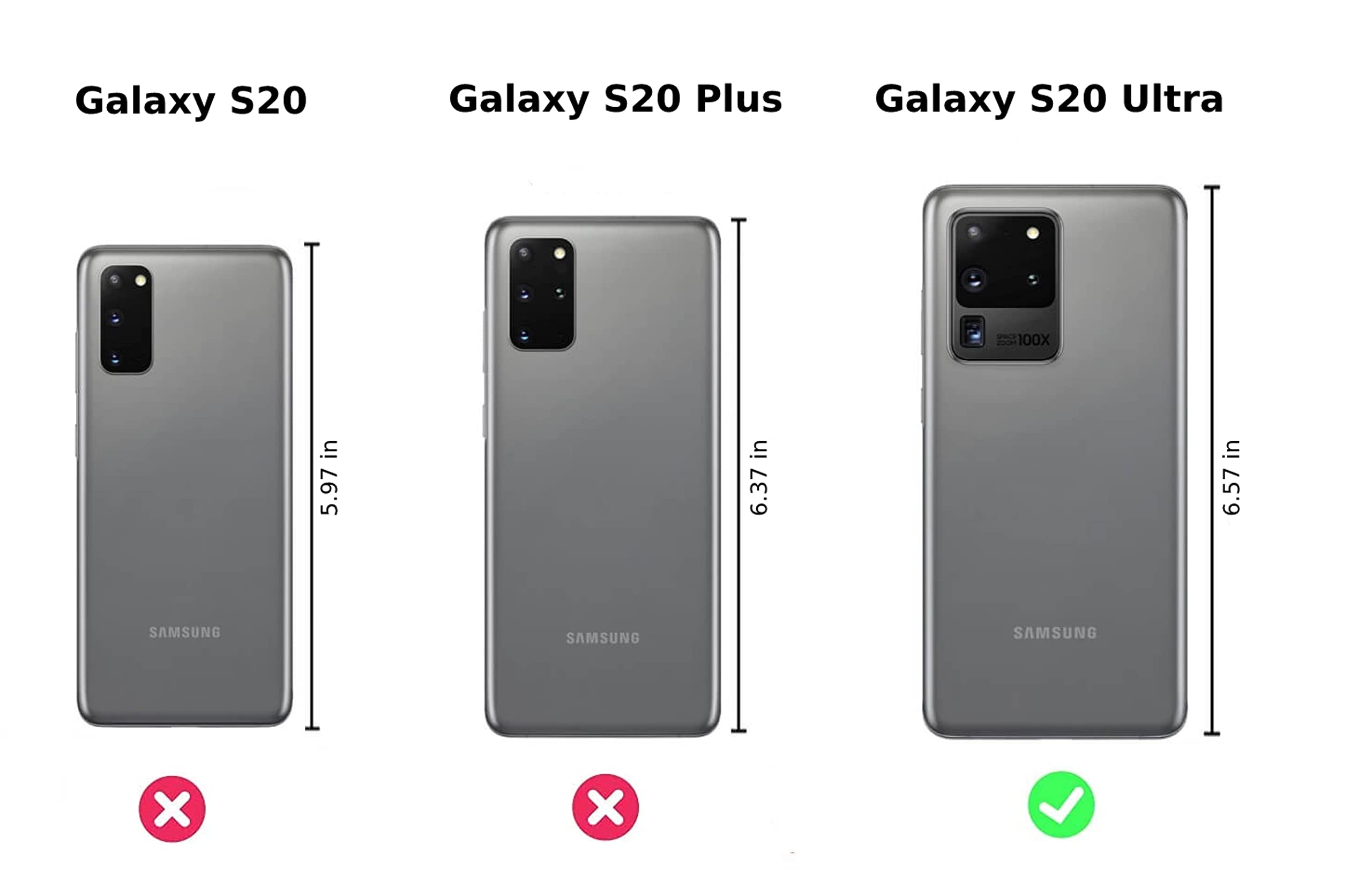 OtterBox Symmetry Series Case for Samsung Galaxy S20 ULTRA & S20 ULTRA 5G (ONLY) Non-Retail Packaging - Clear