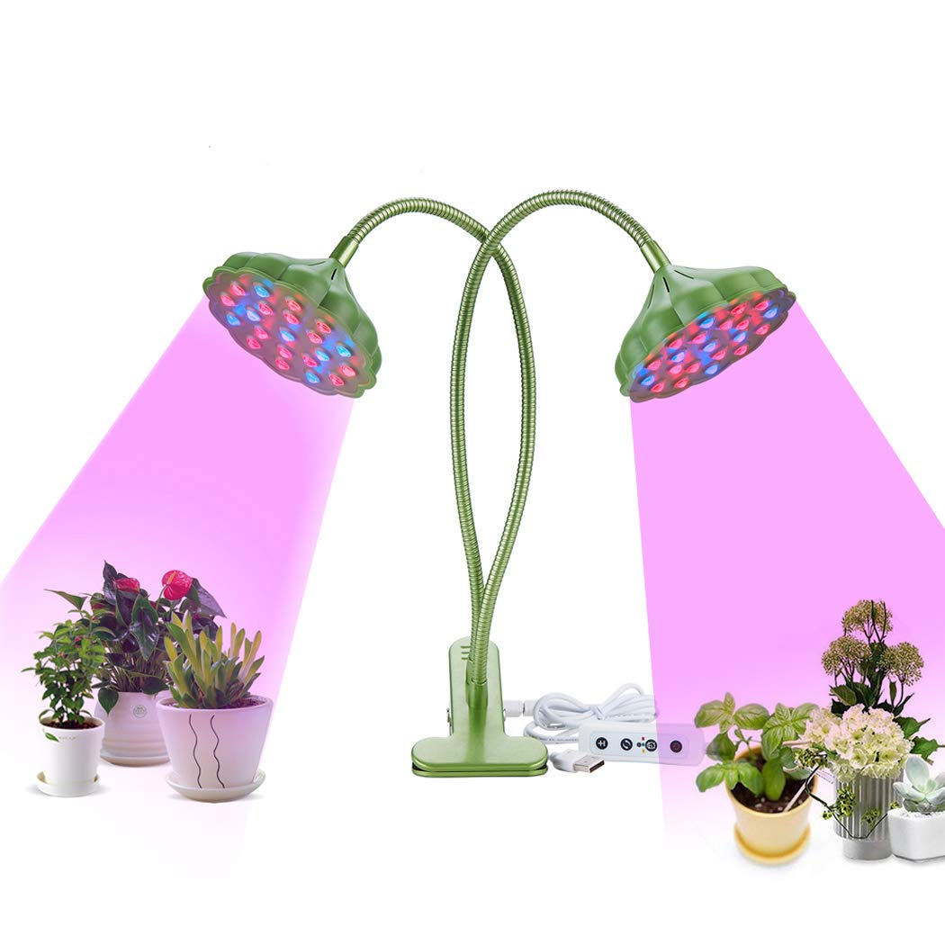 Lampe horticole pour plante verte d'intérieur et légume avec lumière de croissance LED 20W