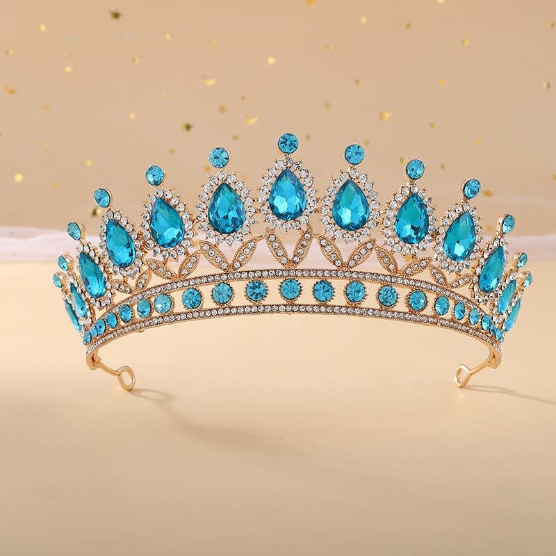Amazon.com: SGeneE Hair Jewelry Crown Tiaras for Women 