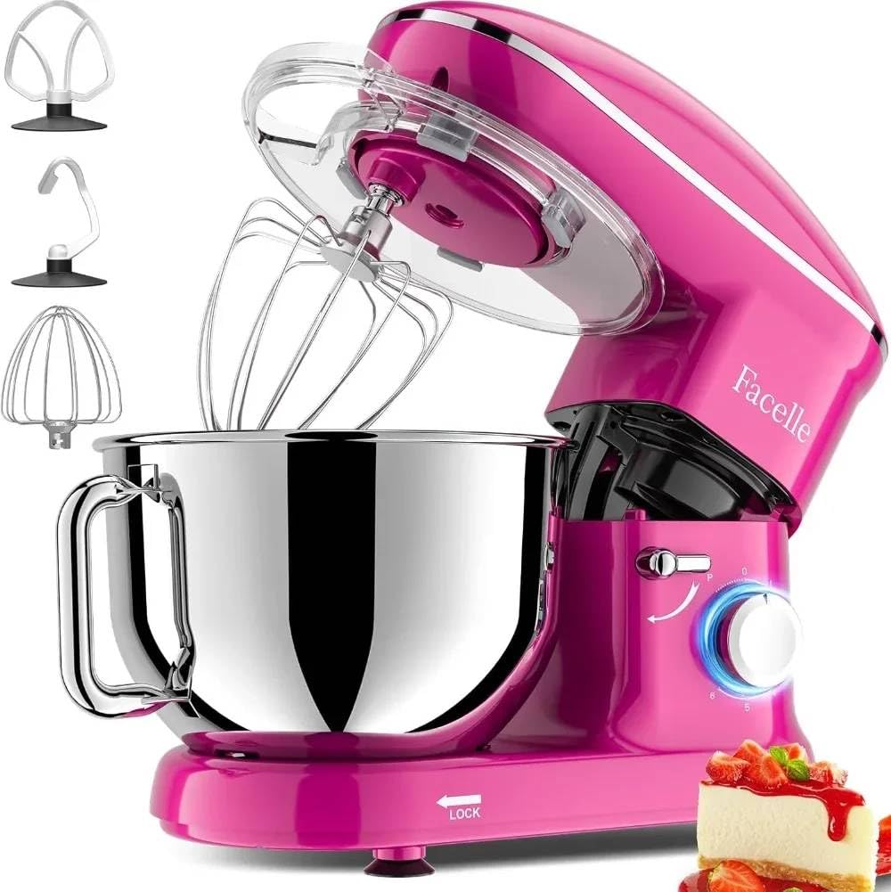 coreKart‚Powerful 660W 6-Speed Tilt-Head Stand Mixer with 6.5 QT Bowl & Pulse Function for Effortless Baking & Mixing-image-27