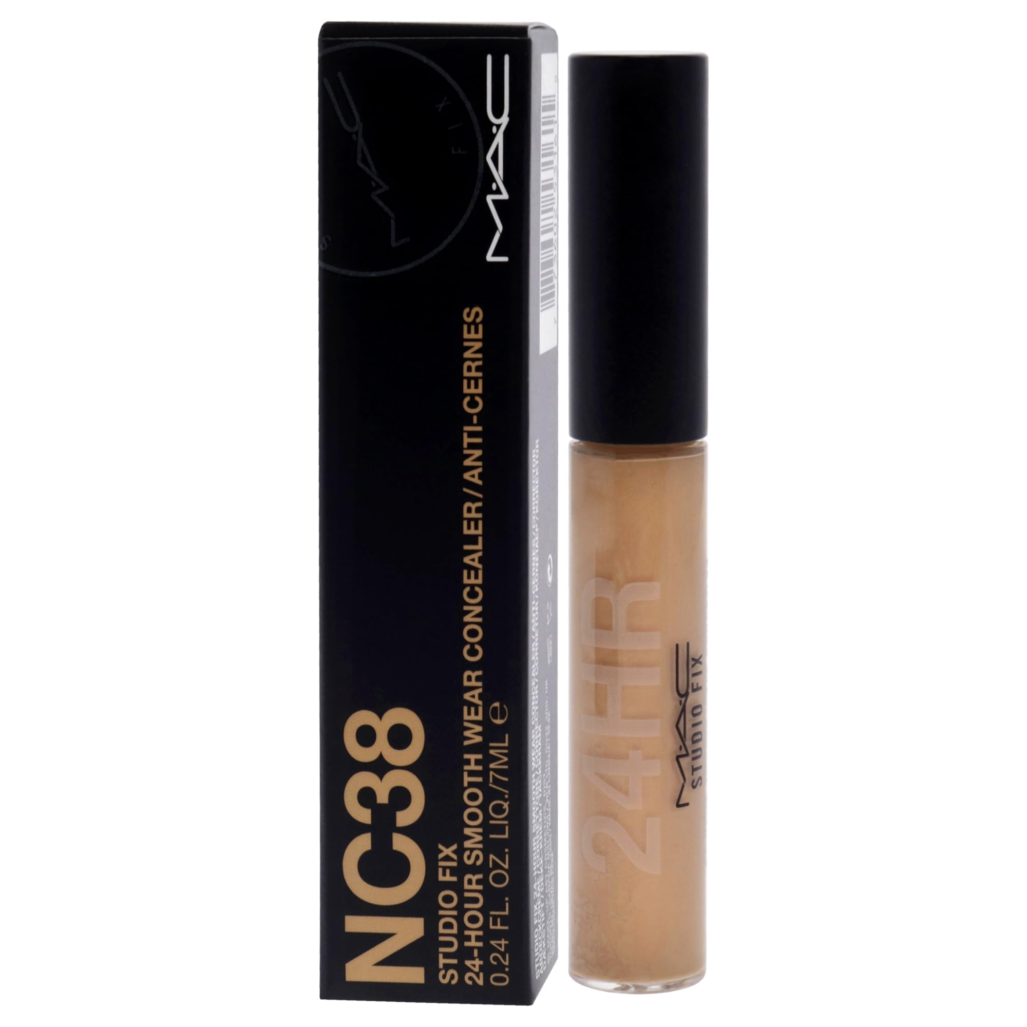 Mac Studio Fix 24 Hour Smooth Wear Correttore NC38, 7 ml