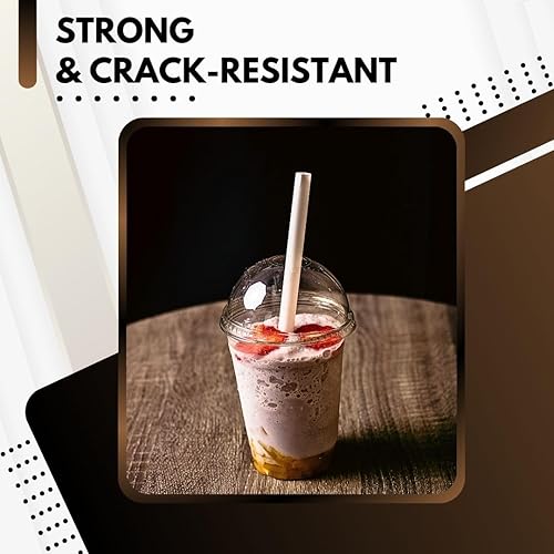 Miniatura 5 de Green Direct Vasos transparentes con tapas, 20 onzas, vasos de plástico transparente con tapas, tazas desechables transparentes, tazas de café