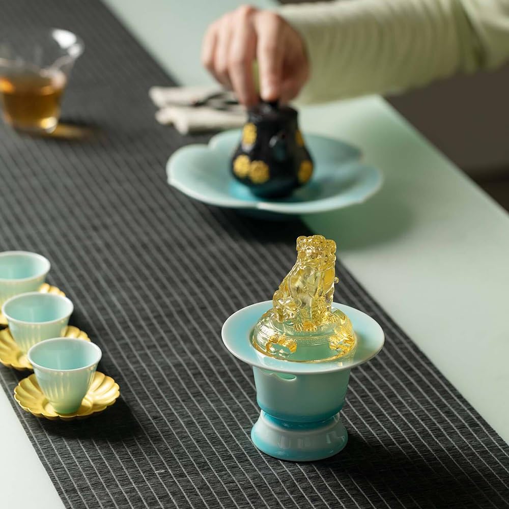 Torri dei gioielli Bruciatore di incenso fatto a mano in ceramica orientale | For il tè Gongfu e l'arredamento Zen