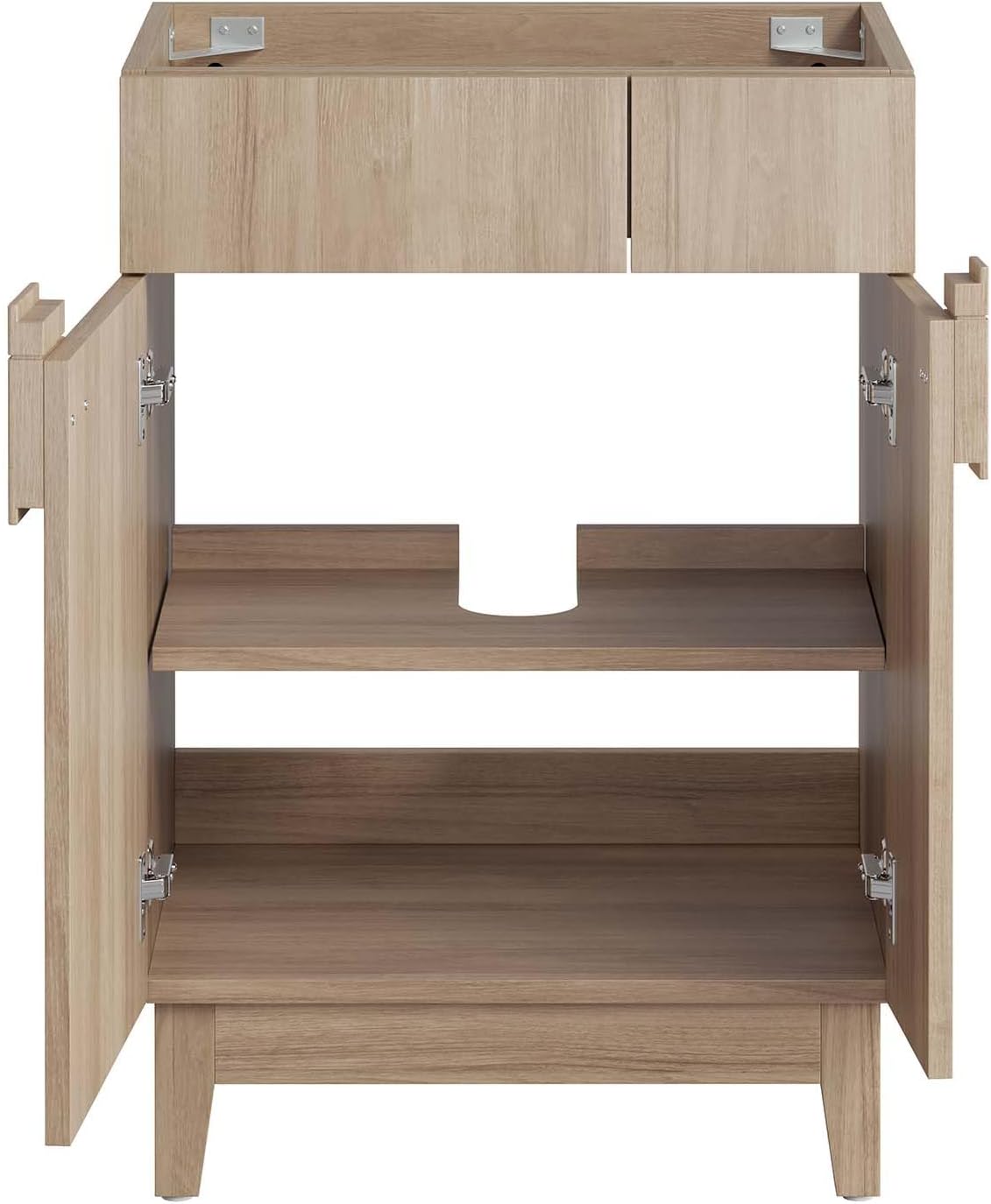 Modway EEI-6399-OAK Miles 24” Bathroom Vanity Cabinet (Sink Basin Not Included), Oak