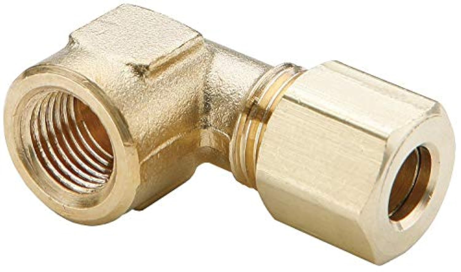 Dixon 1/4" x 1/4" Brass Female Elbow Compression Fitting (170C-0404)