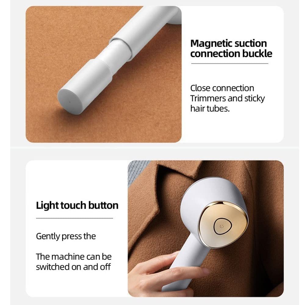 Afeitadora eléctrica for telas, quitapelusas, afeitadora de pelusas recargable, afeitadora de suéteres con rodillos de pelusa ocultos, elimina pelusas y pastillas de sofá, ropa, muebles, ropa de cama,