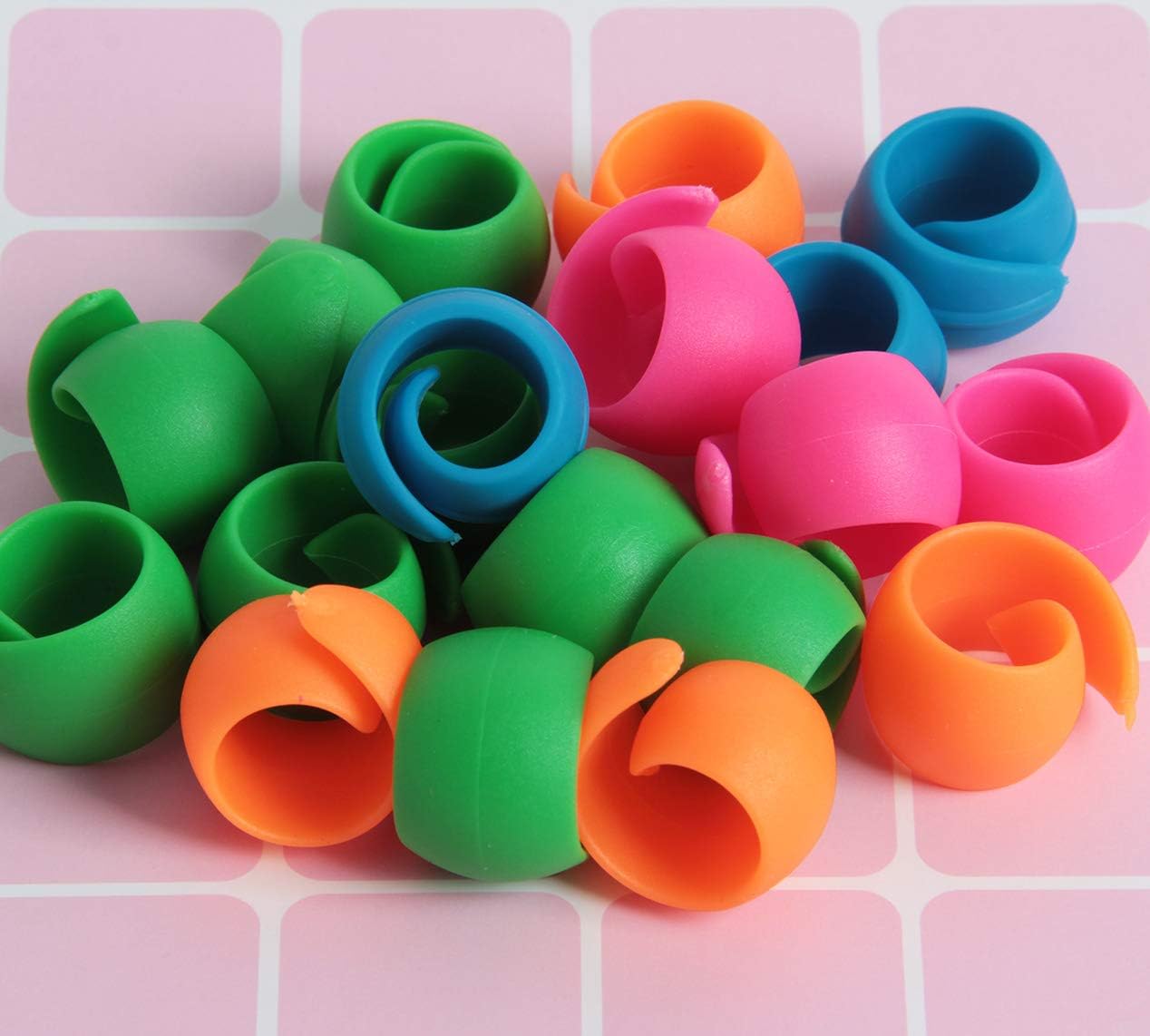 Hapy Shop 20 Pieces Thread Spool Huggers Prevent Thread Unwinding to Keep Thread Tails Under Control, Sewing Supplies and Accessorie : Arts, Crafts & Sewing
