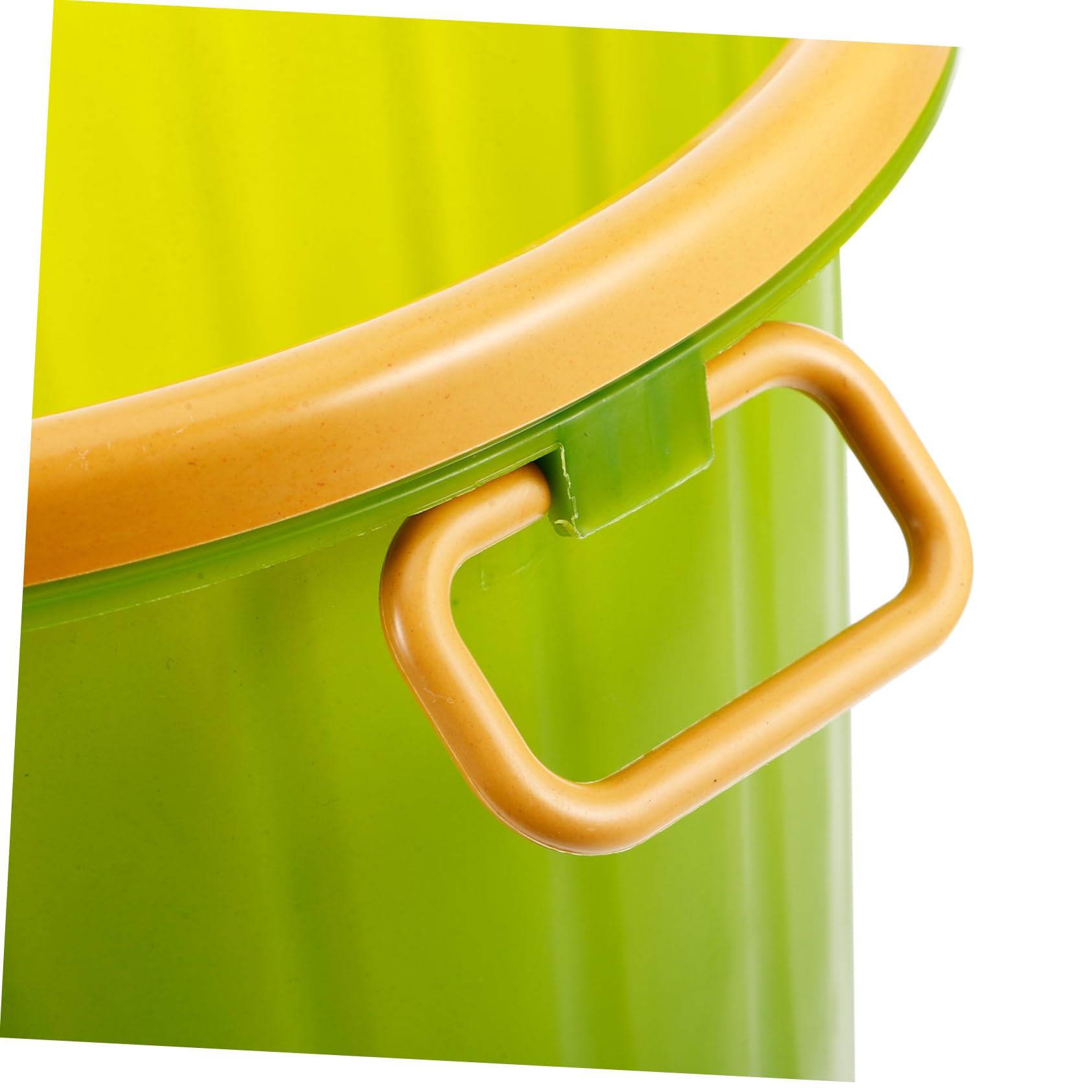 TOPBATHY Poubelle en Plastique Grosse Capacité Design Simple et Élégant Anneau de Compression Facile à Nettoyer Vert Cuisine, Salon et Dortoir