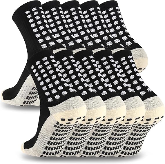 draval Men’s Grip Socks – Anti-Slip Crew Socks for Gym Training, Sports, Physical Therapy, and Home Use-picture-12