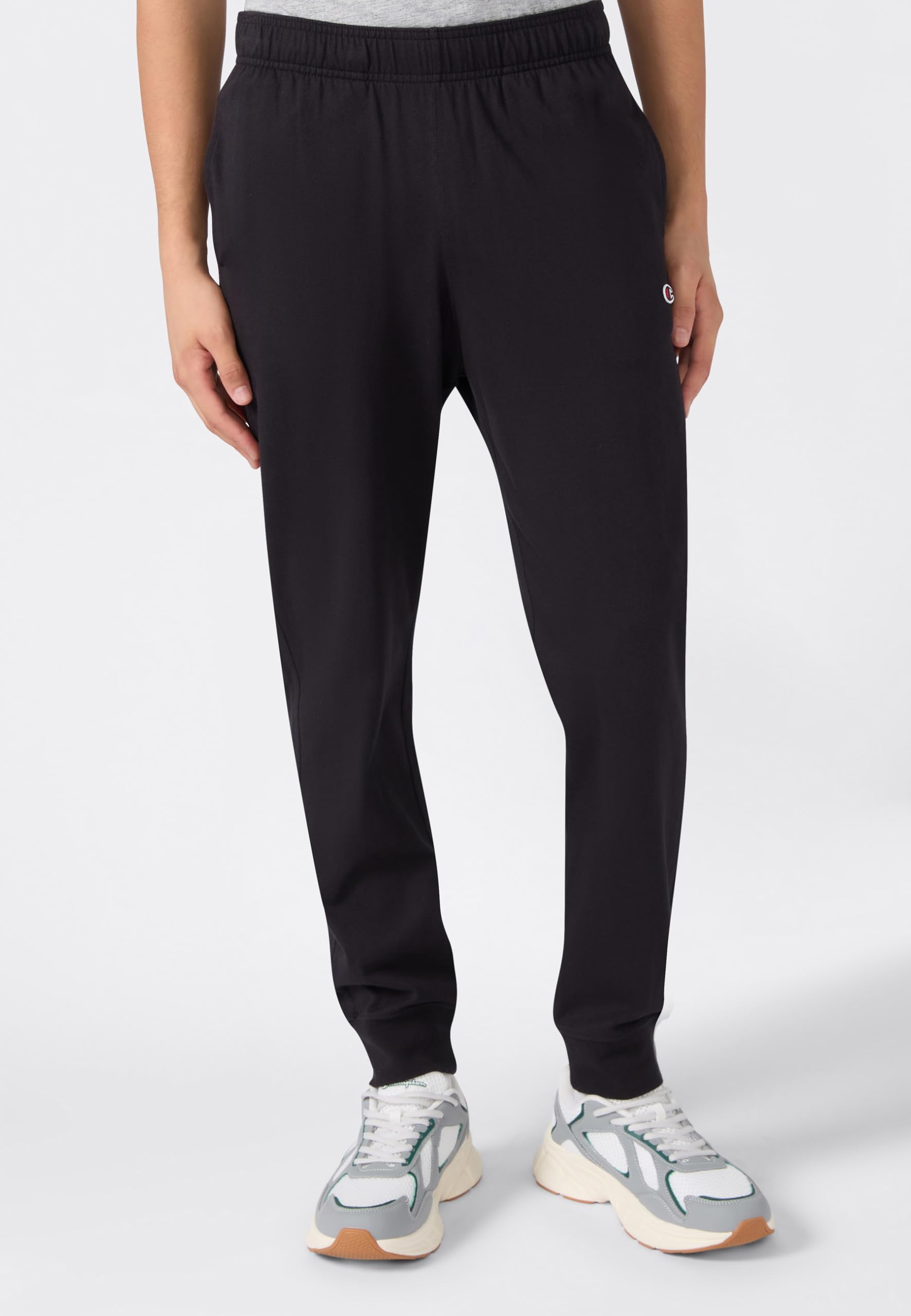 Champion Rib Cuff Pants PRO Jersey Uomo Nero