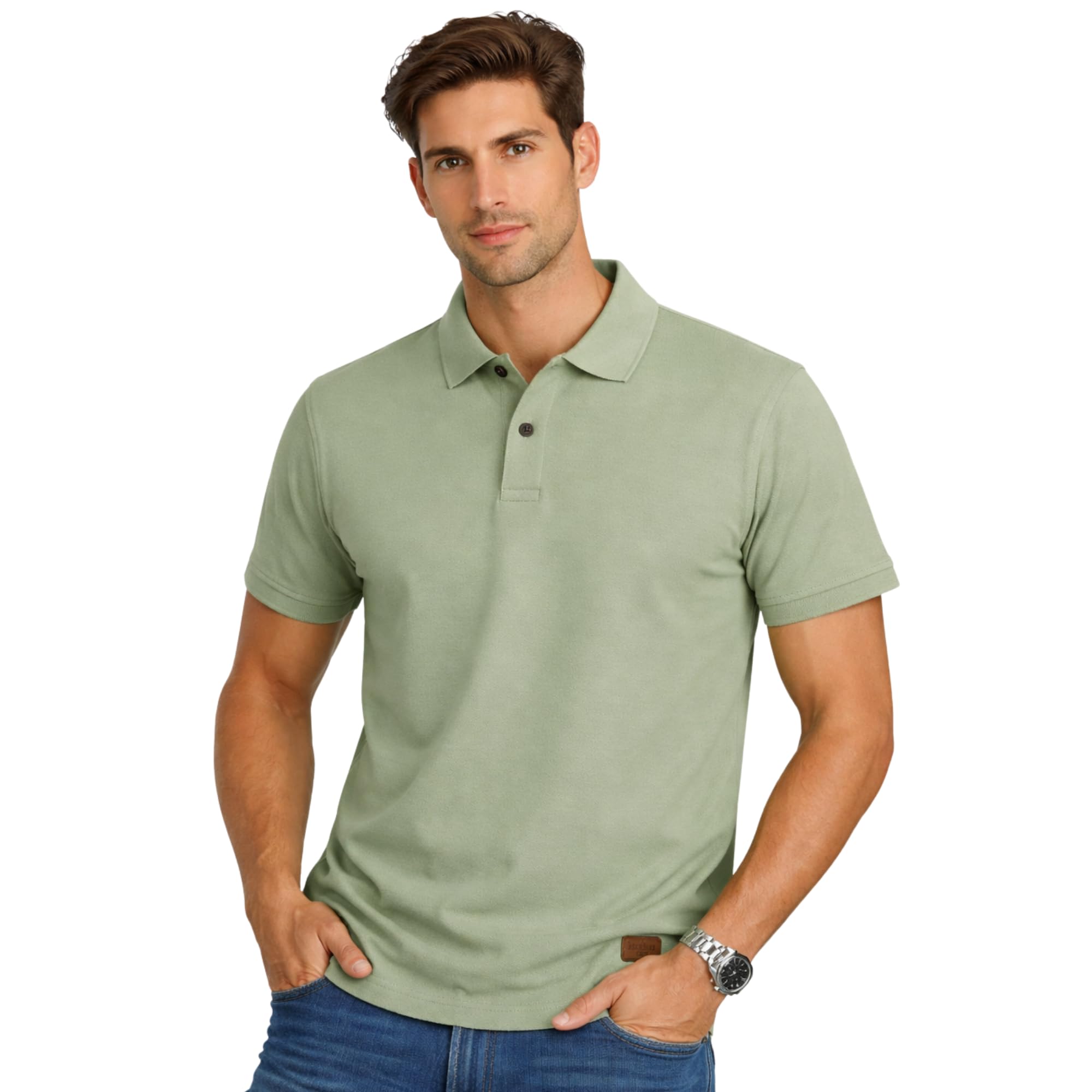 Max Men's Cotton Blend Slim Fit Polo T-Shirt |Polo t Shirt for Man-picture-44