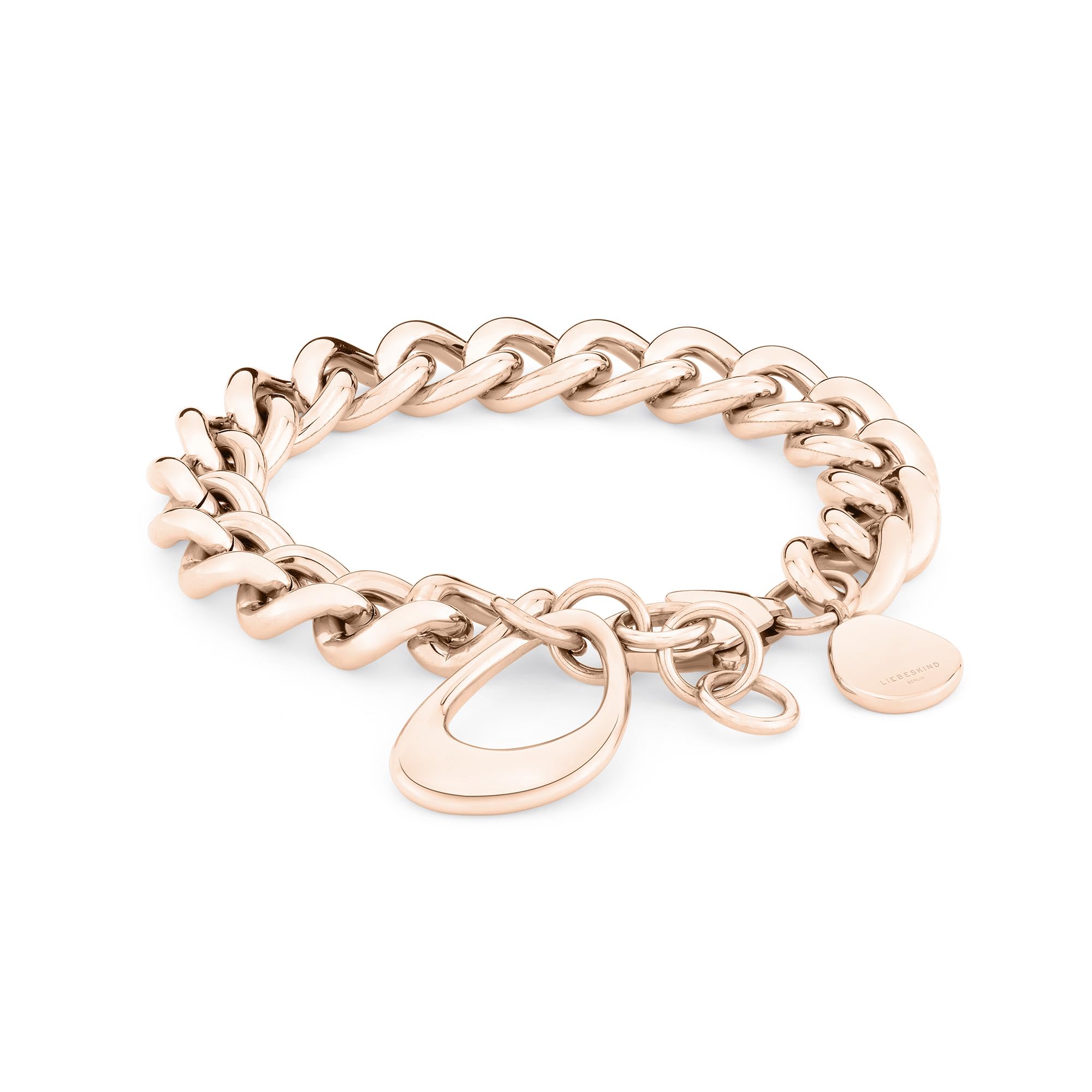 Liebeskind Berlin Ladies Bracelet LJ-1785-B-21 in Stainless Steel IP Rose Gold