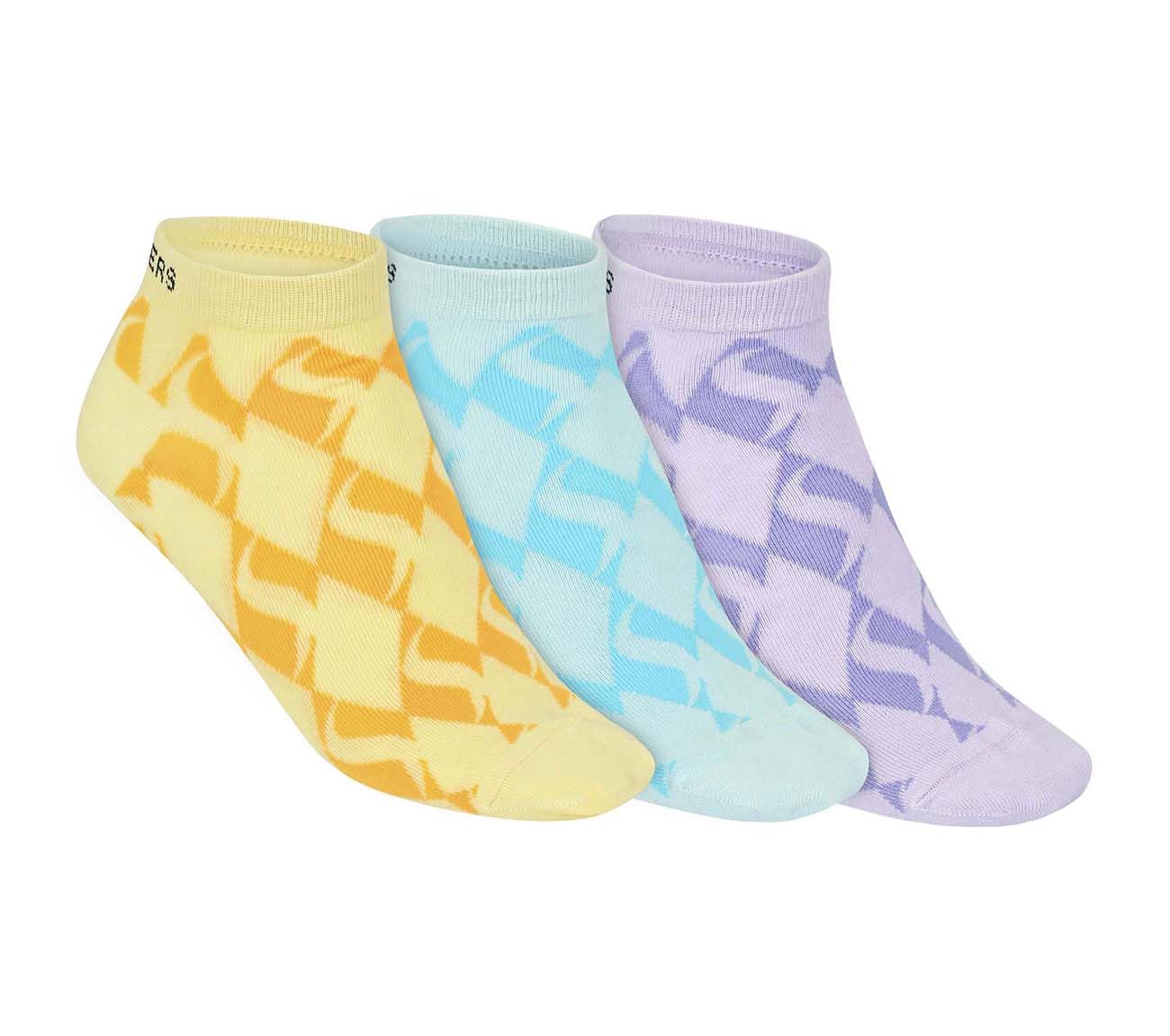skechers Women's Socks-3PK WOMENS AOP NON TERRY LOWCTRUE-picture-34