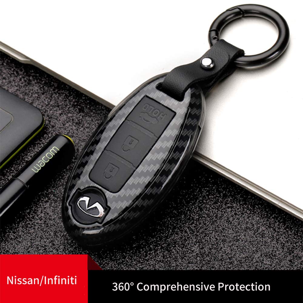 Ontto TPU Car Key Fob Cover Nissan Qashqai X-Trail T32 T31 Juke J10 J11 Kicks Tiida Pathfinder Note For Infiniti Key Case Bag Shell Keyring Smart Key
