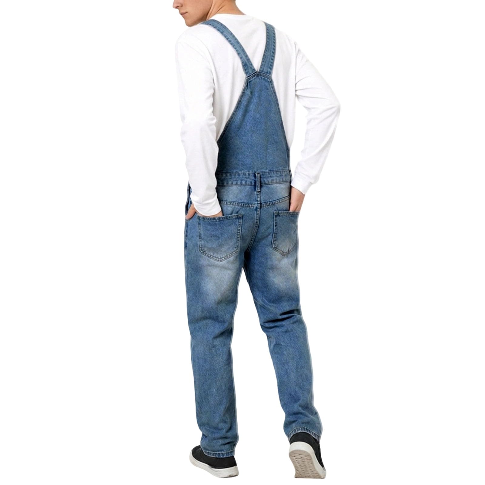 Peto de algodón para hombre, pantalones cortos transpirables y cómodos, resistentes, holgados, con bolsillos, para uso diario