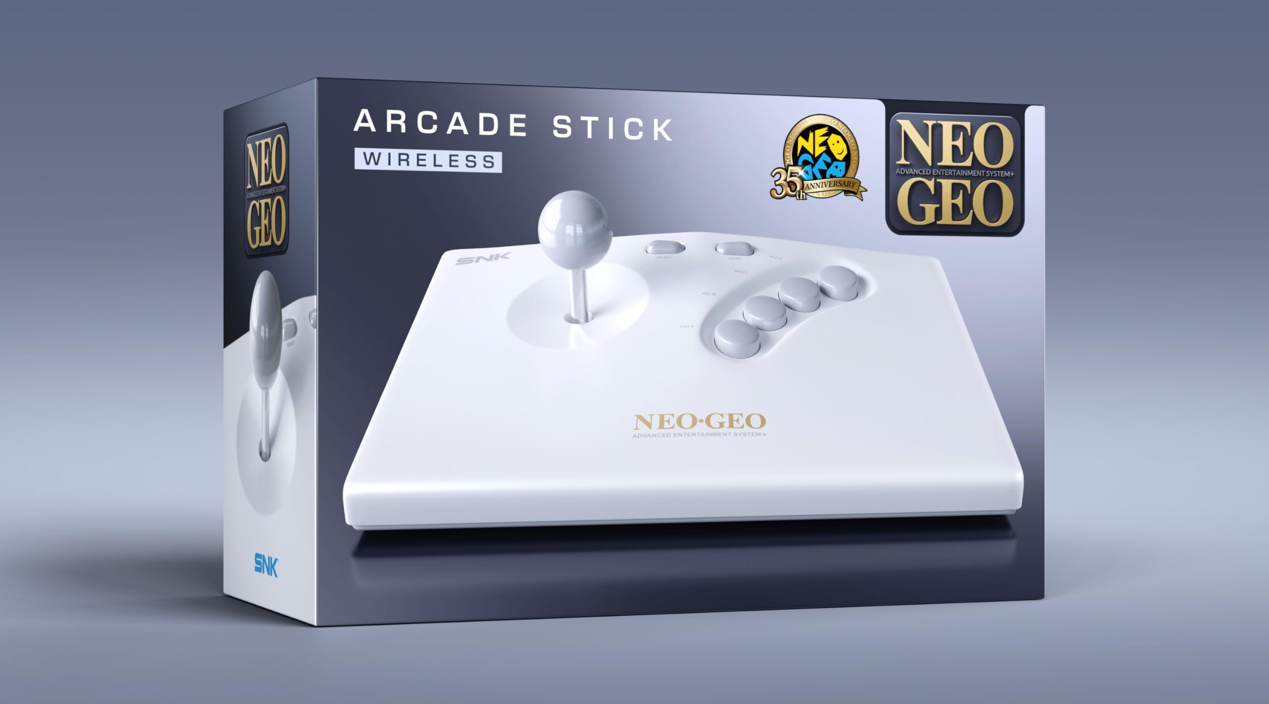 Amazon.com: NEOGEO AES+ Arcade Stick (White) : Video Games