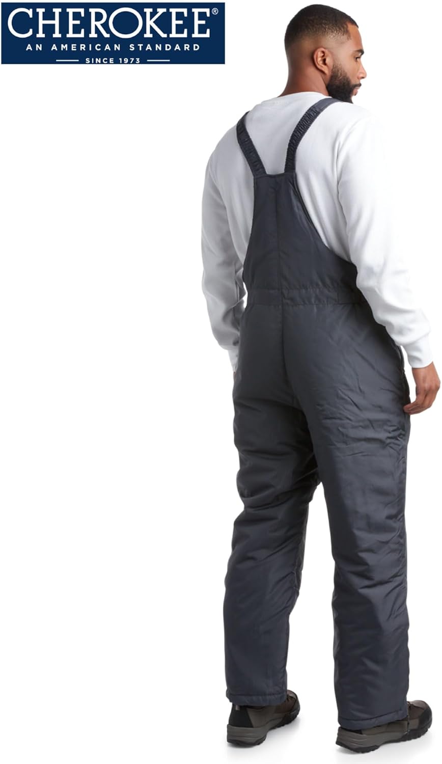 Cherokee Mens Snow Bibs - Durable Insulated Waterproof Snow Bibs Overalls for Men - Work Coveralls for Men (Size: S-3XL) - Image 6