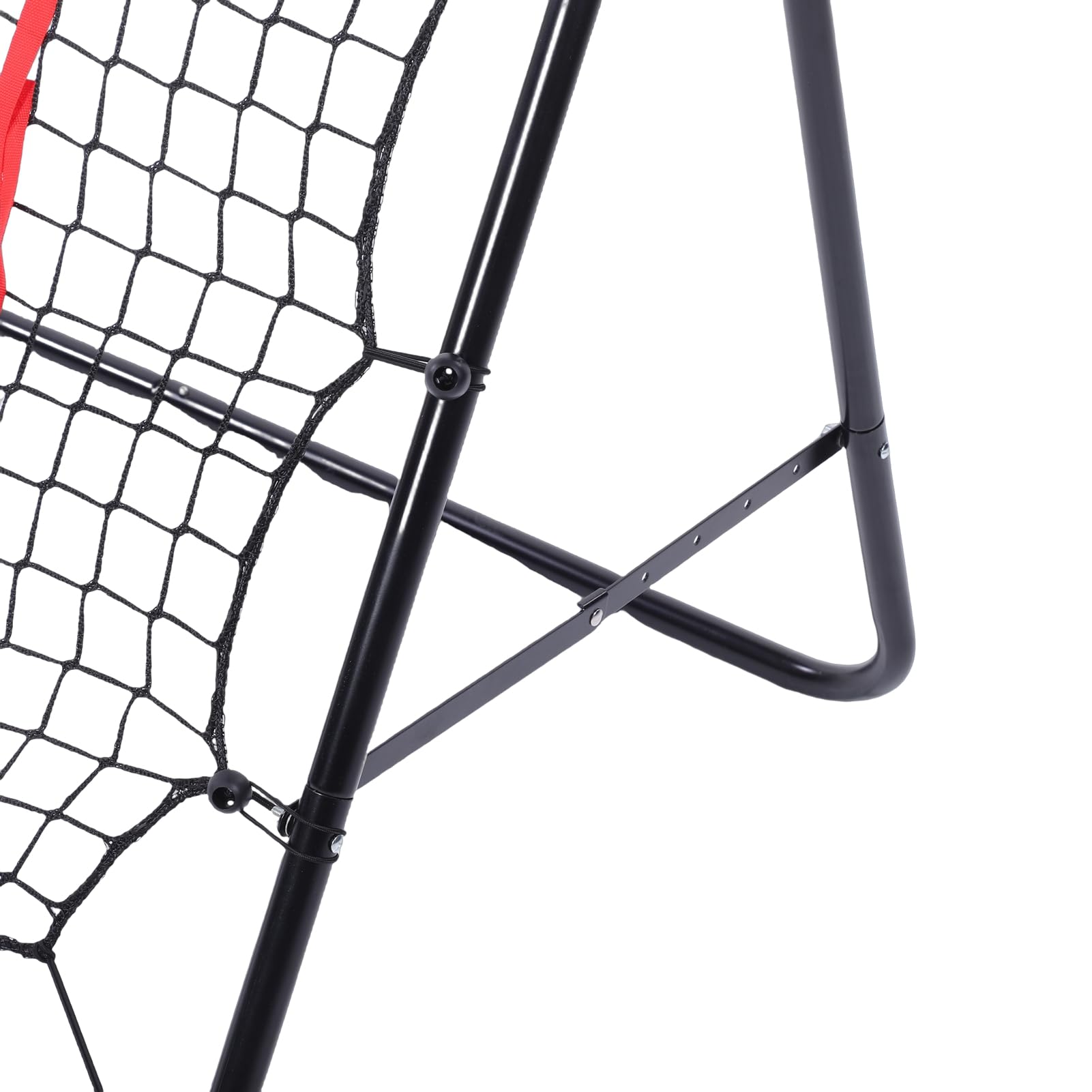 Generic Siatka do Softballu Pitch Back Net Efektywny Trening Regulowana Konstrukcja do Siatkówki Piłka Nożna Stal PE 3,94 X 3,94 Stopy