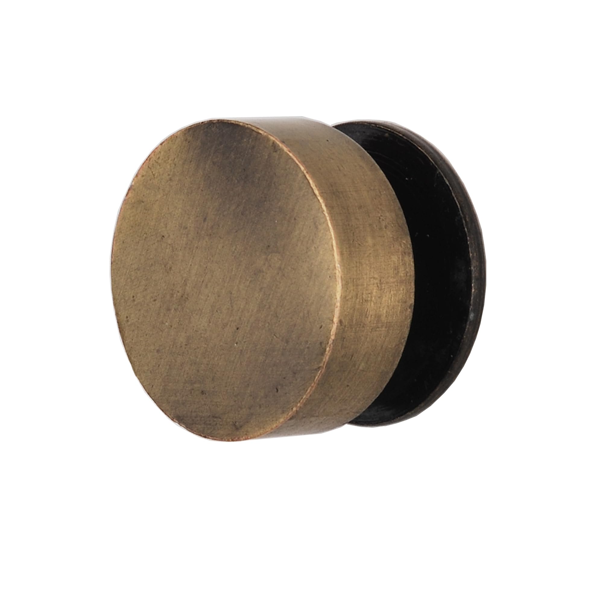 Decoranddecor Antique Brass Limari Modern Round Drawer Knobs – Minimalist 30Mm Cabinet Handles – Sleek Kitchen Cupboard Pulls For Furniture, Drawers, And Doors