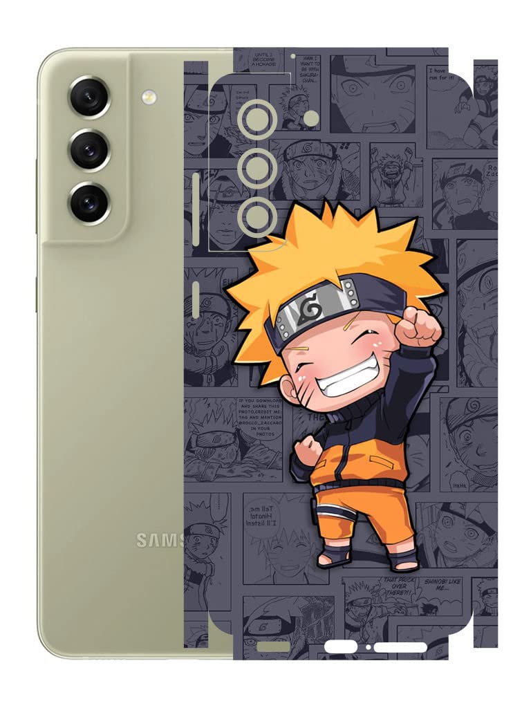 AtOdds - Samsung Galaxy S21 FE (5G) Mobile Back Skin Rear Screen Guard Protector Film Wrap (Coverage - Back+Camera+Sides) (Naruto) (B0BNXN1MTN) Amazon Price History, Amazon Price Tracker