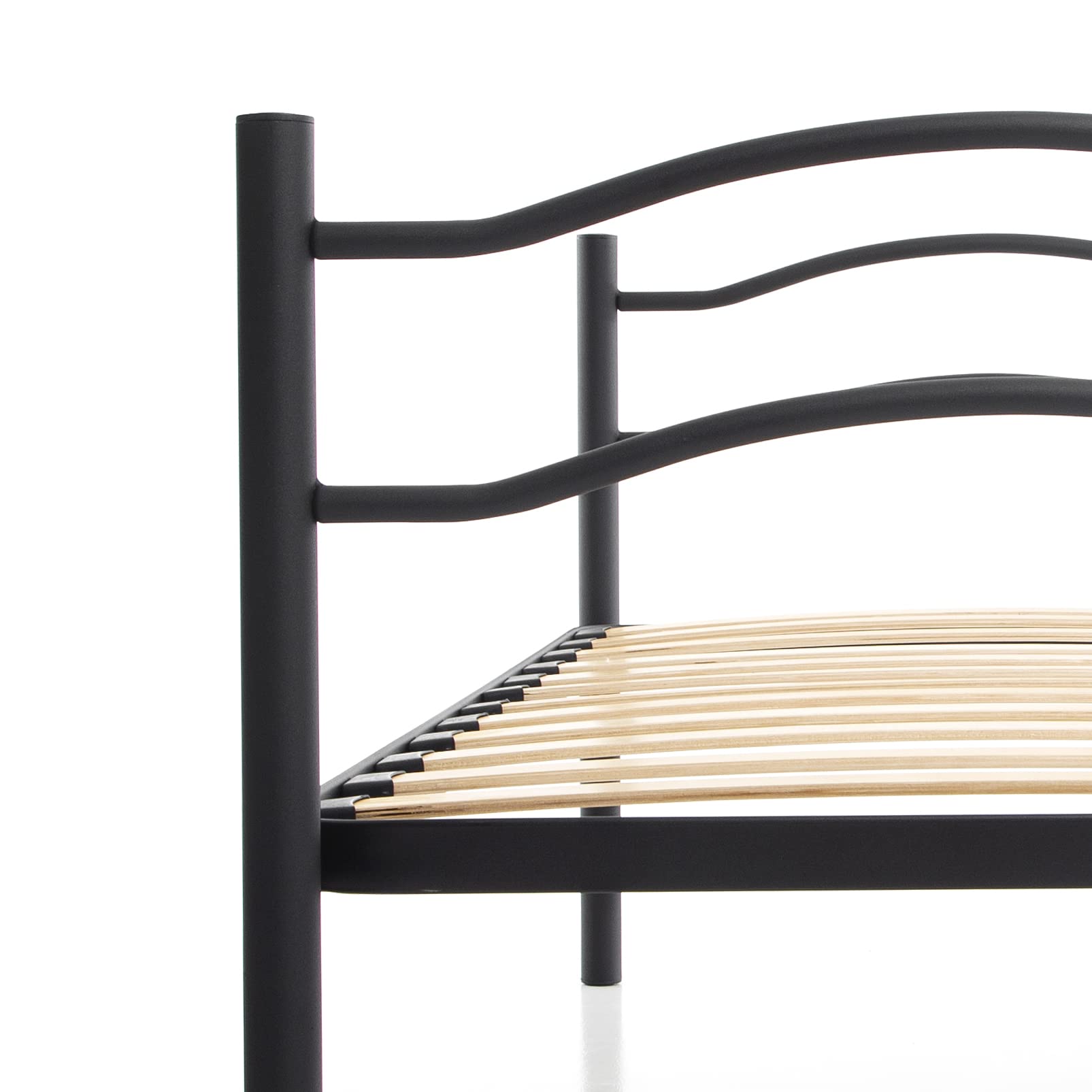 DOLCI SOGNI Struttura Letto Singolo con Letto Estraibile, Rete Letto Singolo 80x190 a Doghe, Letto Doppio Estraibile Bambini, Letto Estraibile con Secondo Letto a Scomparsa, 100% Made In Italy
